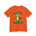 Rock That Smile Crocodile Kids’ Tee – Fun Smiling Crocodile Shirt