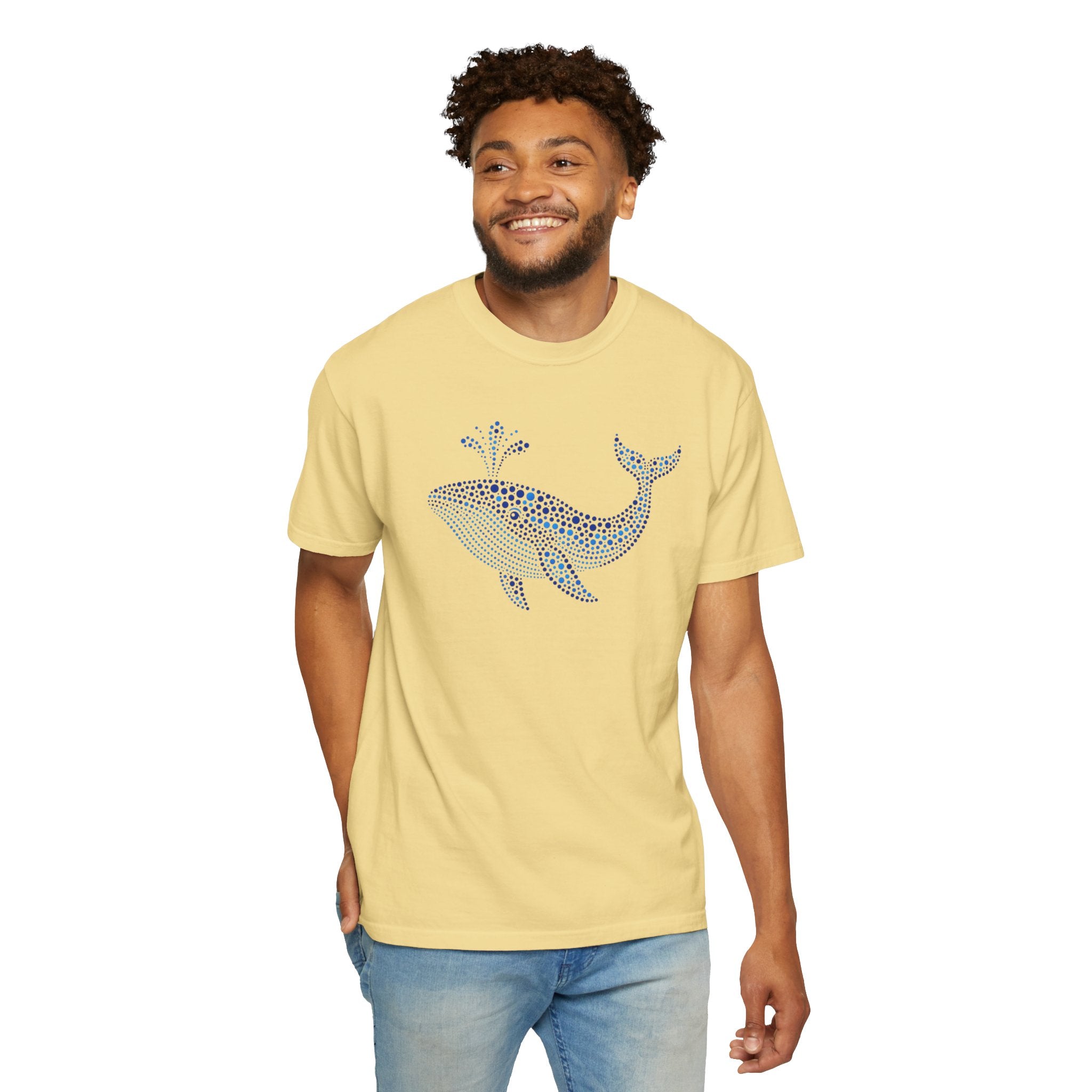 Blue Horizon Whale™ | Coastal Summer Graphic Tee