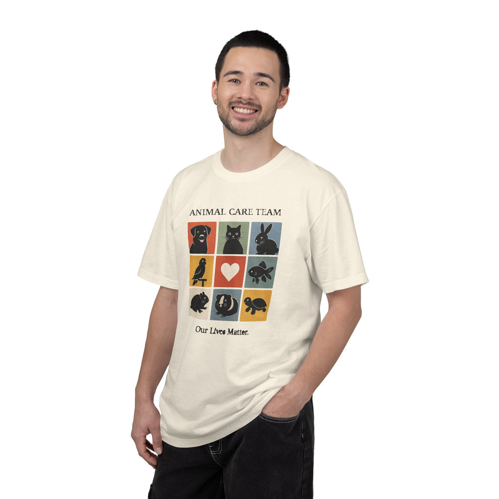 Animal Care Team T-Shirt — 'Our Lives Matter' Pet Rescue Tee