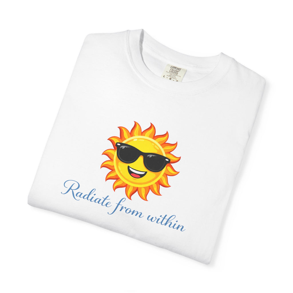 Radiate From Within T-Shirt — Smiling Sun Graphic Tee