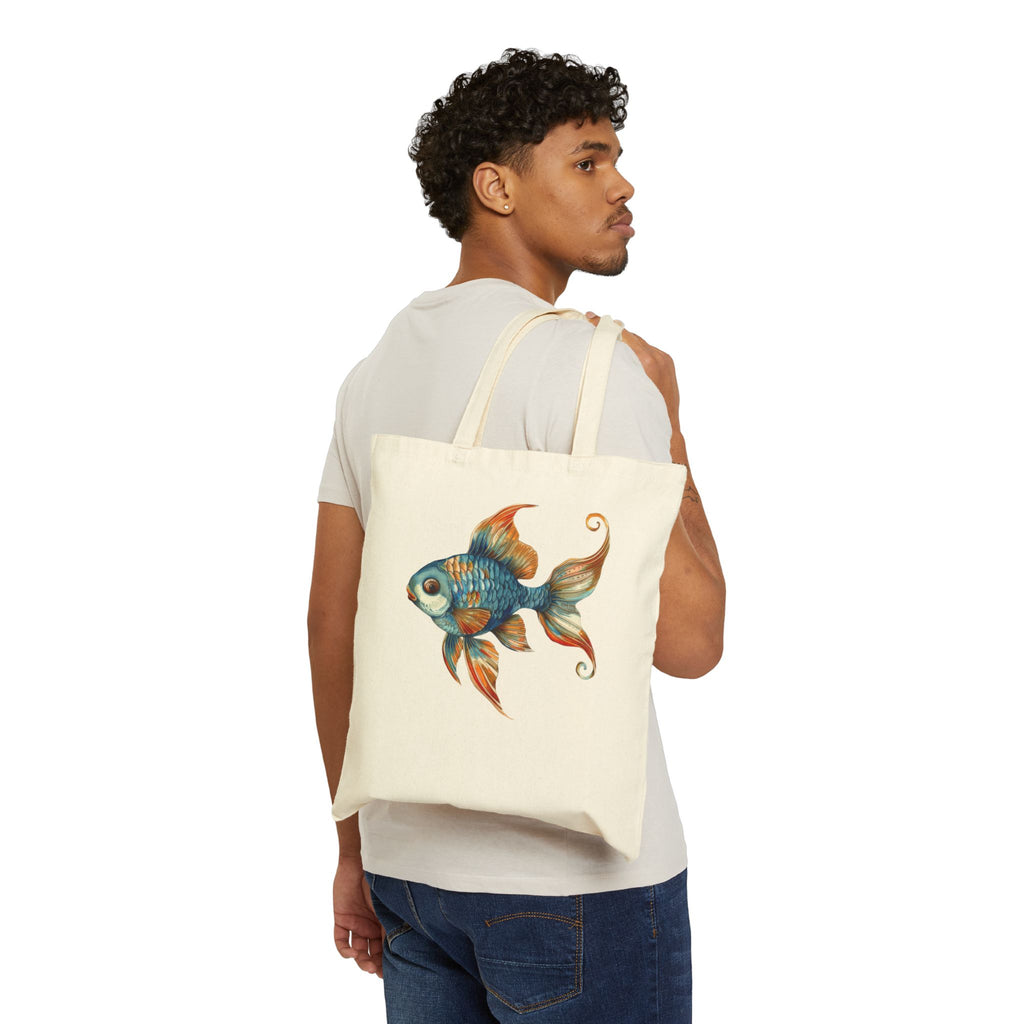 Artistic Ocean Fish Tote