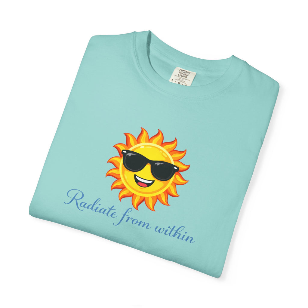 Radiate From Within T-Shirt — Smiling Sun Graphic Tee