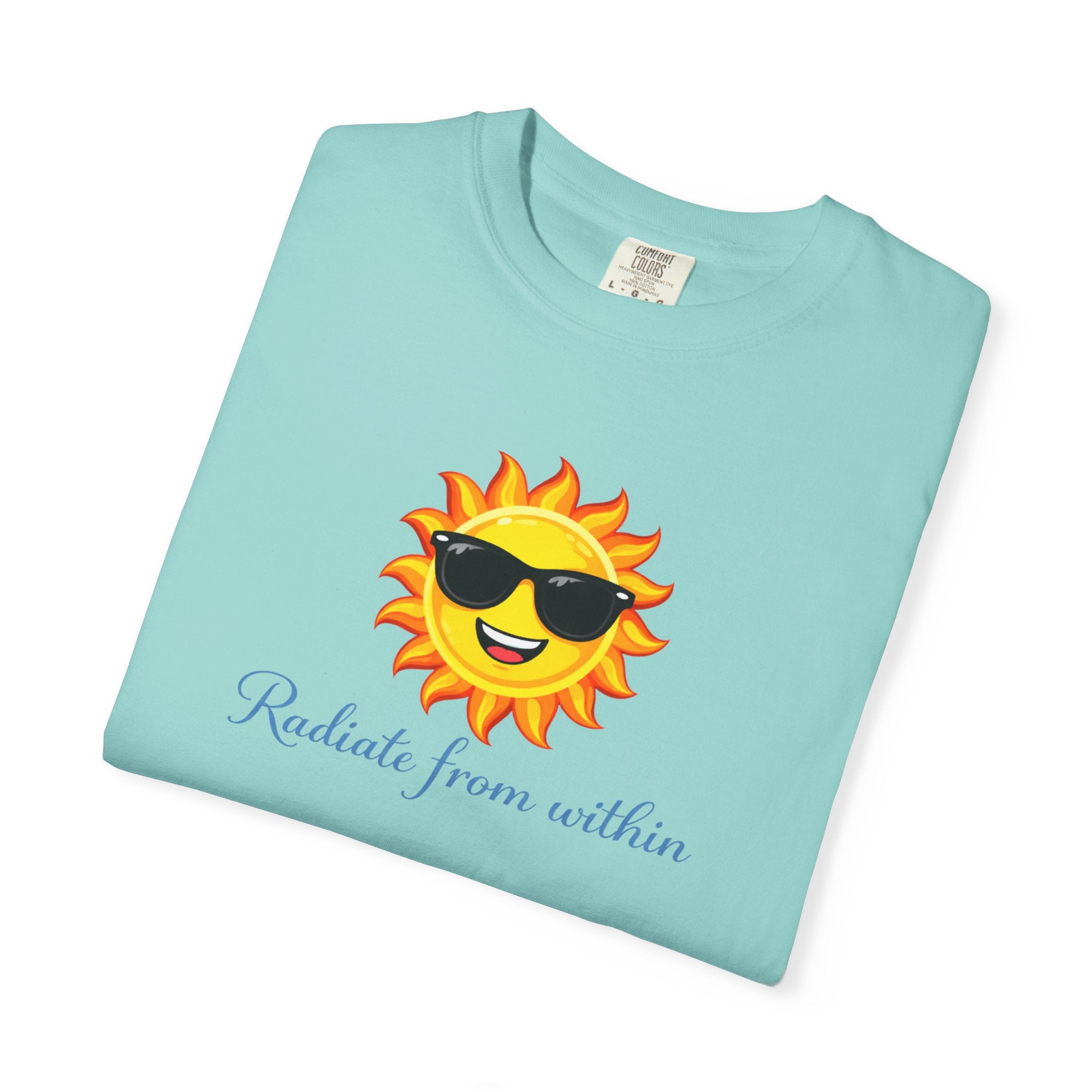Radiate From Within T-Shirt — Smiling Sun Graphic Tee