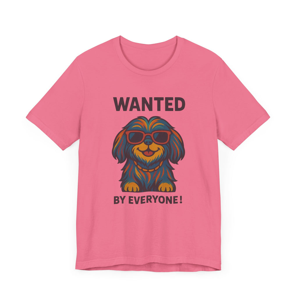 Shitzu with Multicolored Fur and Sunglasses Tee