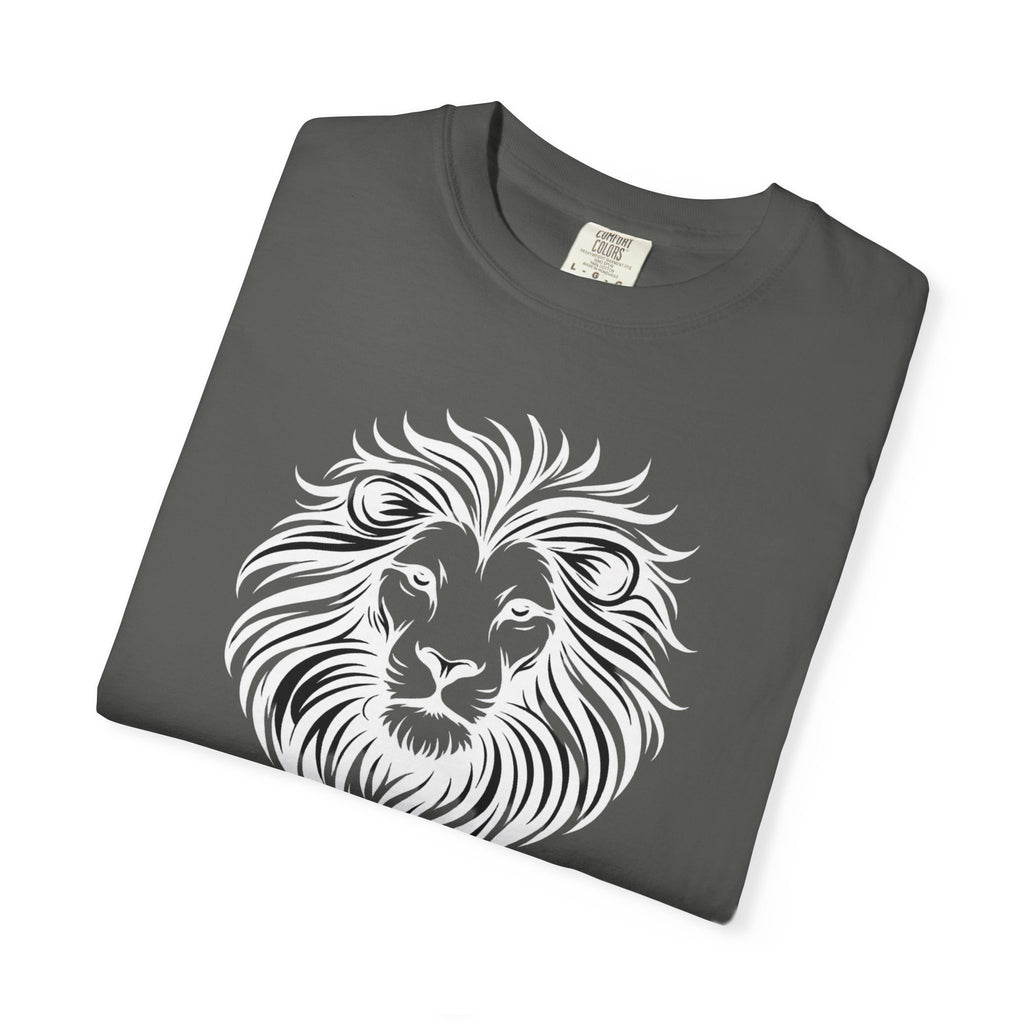 Lion Face Tee— Bold Tribal Mane Design