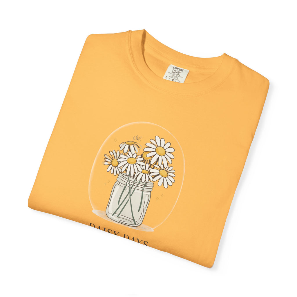 Daisy Days T-Shirt — Mason Jar Daisies Floral Graphic Tee