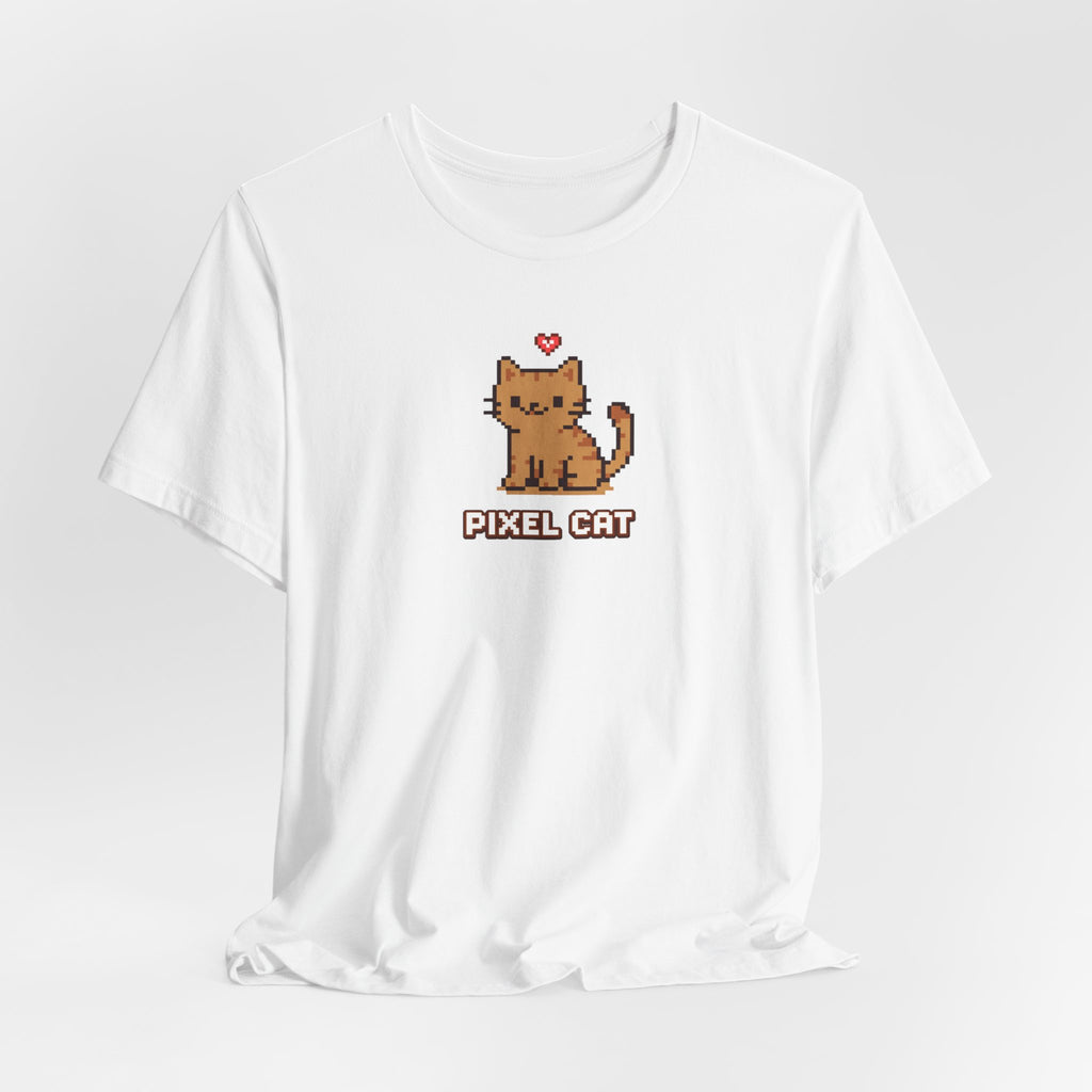 Pixel Cat T‑Shirt — Retro 8‑Bit Kitty Graphic Tee