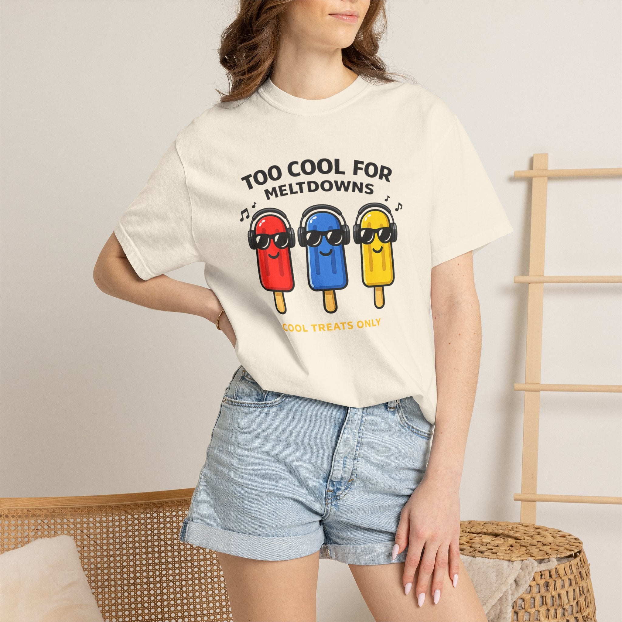 3 Popsicles:Too Cool For Meltdowns GraphicT-Shirt
