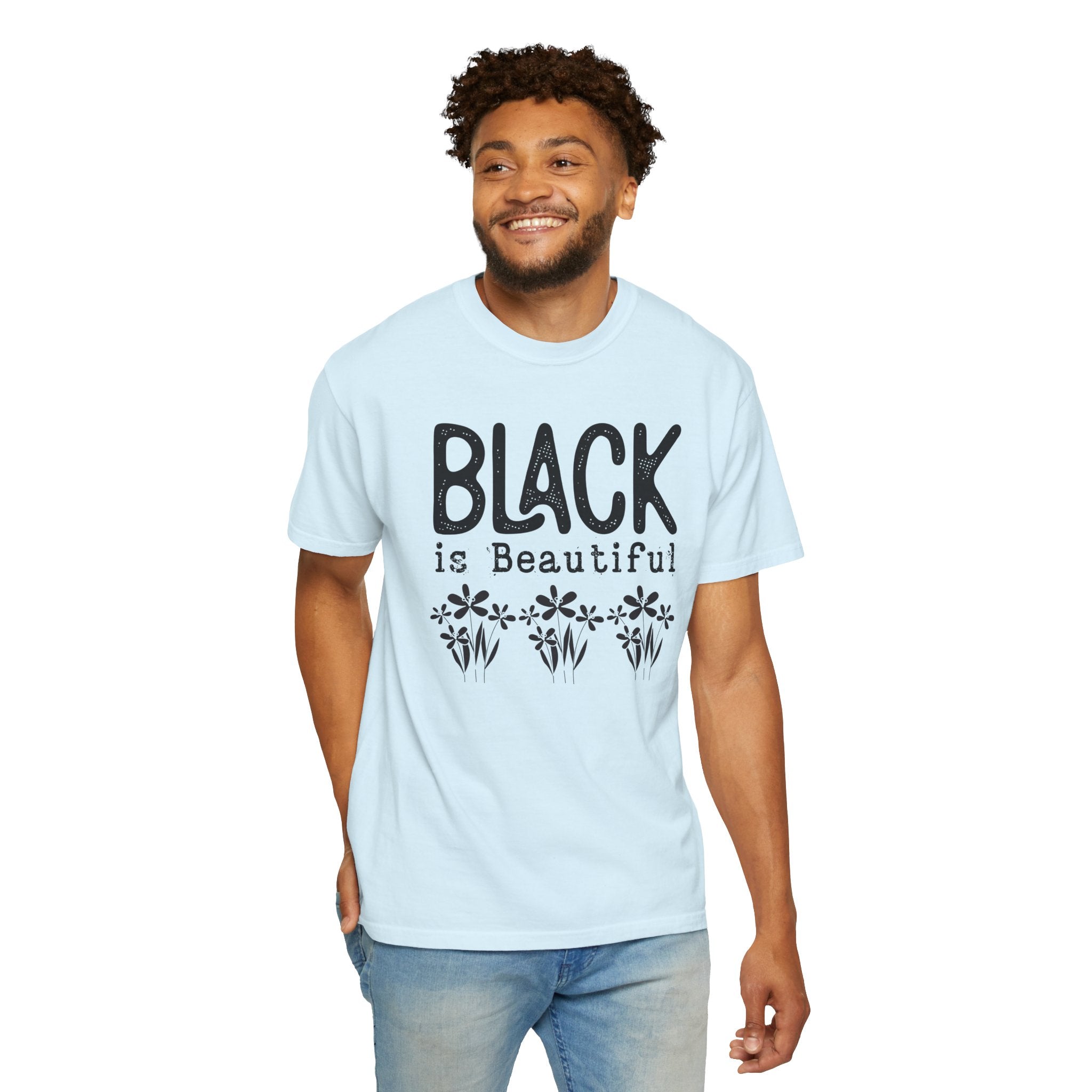 Black Is Beautiful Floral T-Shirt