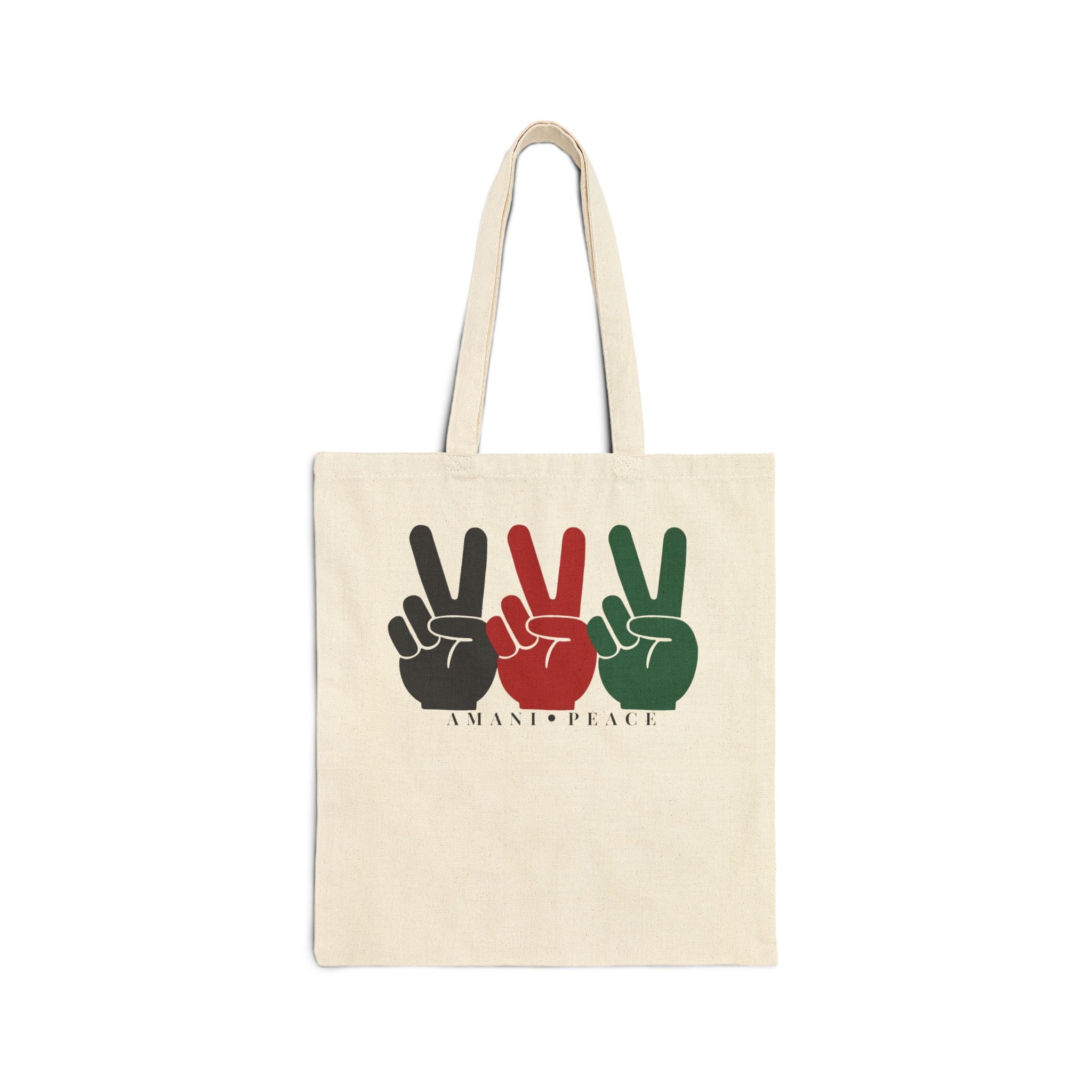 Amani • Peace Tote Bag – Unity in Motion