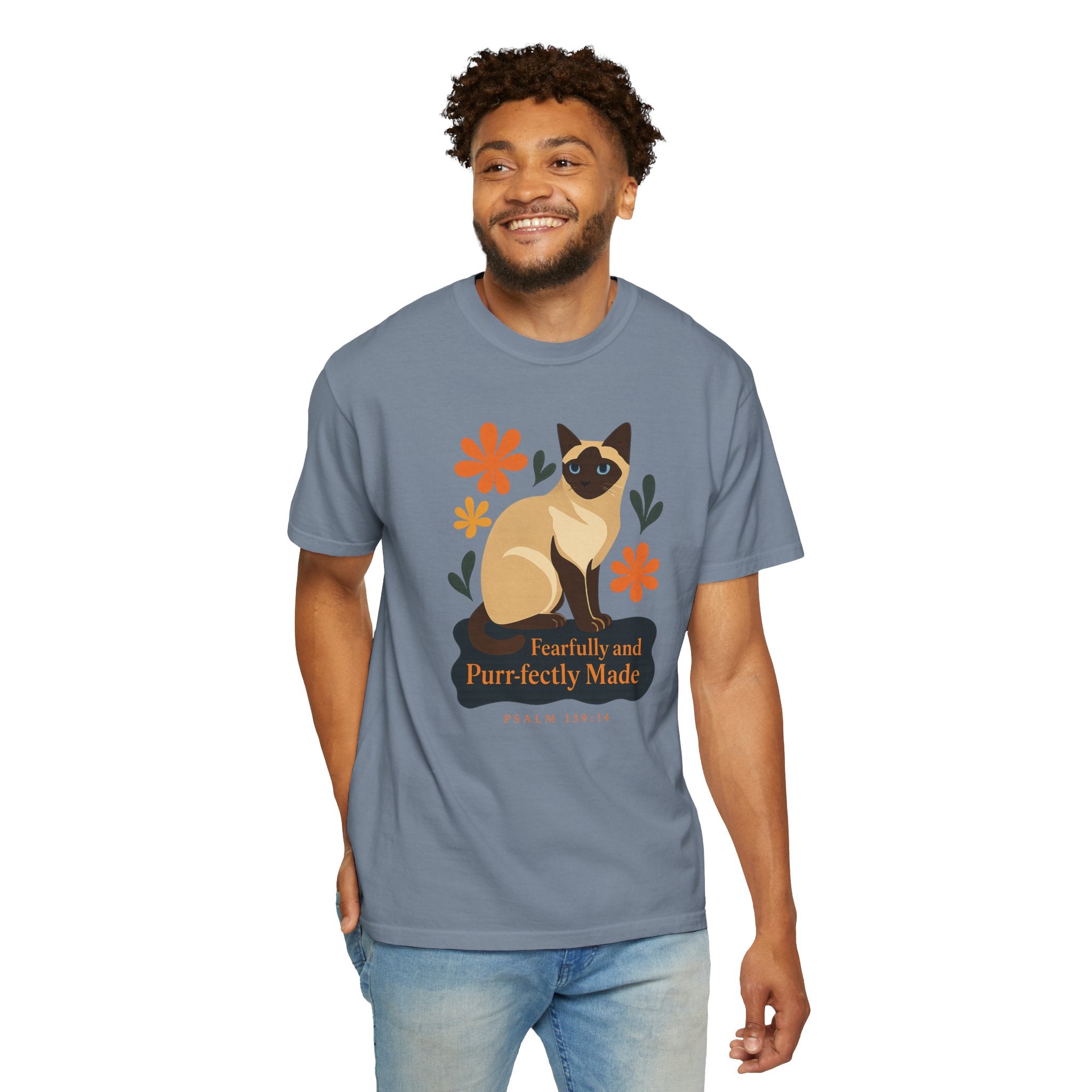 Fearfully and Purr-fectly Made™ Siamese Cat Tee