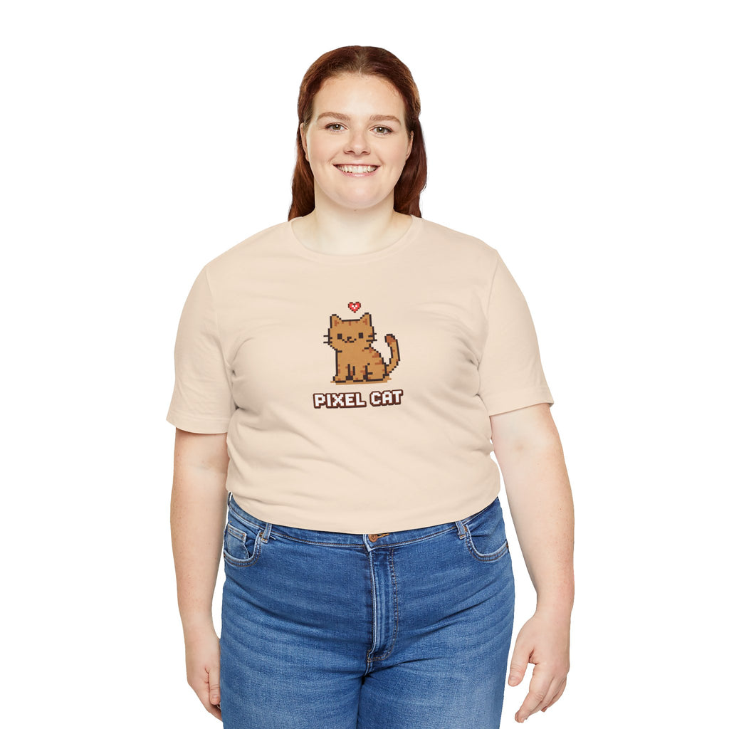 Pixel Cat T‑Shirt — Retro 8‑Bit Kitty Graphic Tee