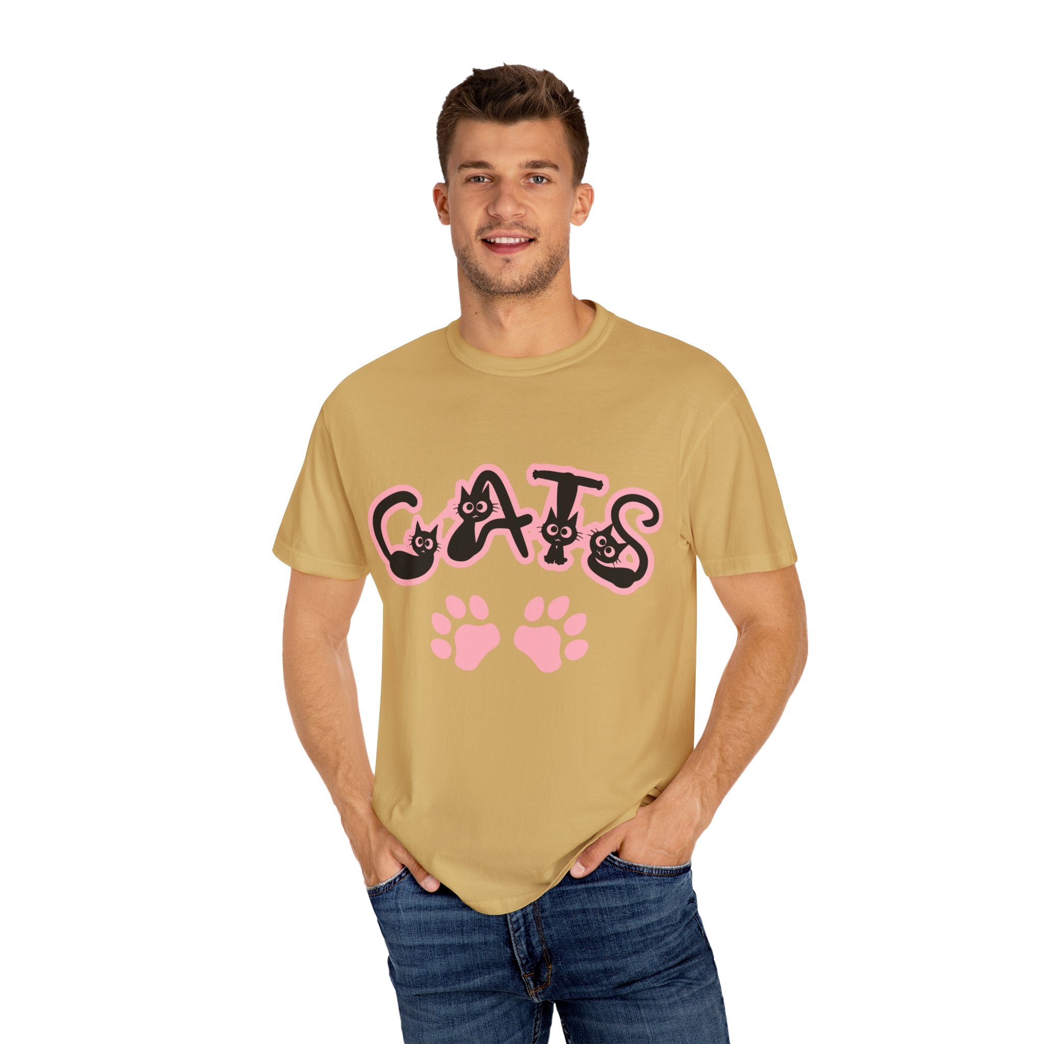 CATS Font Design Tee