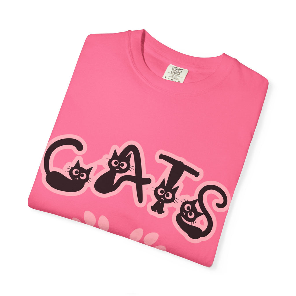 CATS Font Design Tee