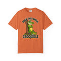 Rock That Smile Crocodile Adult Tee – Fun Graphic Crocodile Shirt