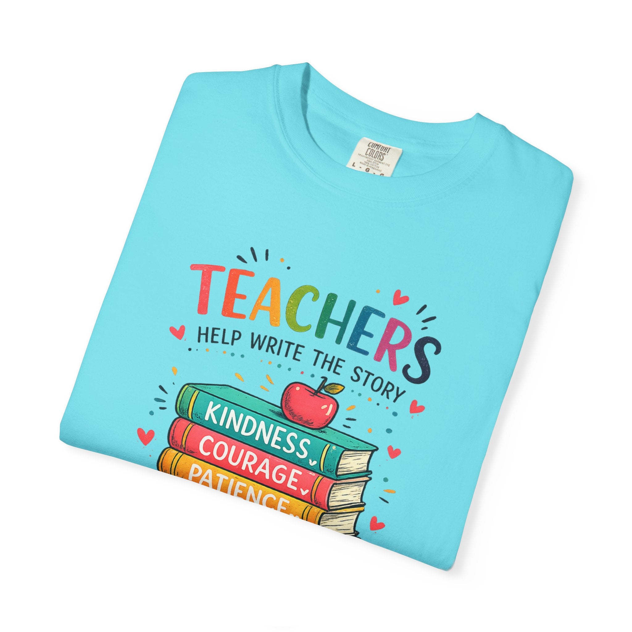 Teachers Help Write the Story Personalized Teacher T-Shirt™ | Custom Name Back | Premium Teacher Gift