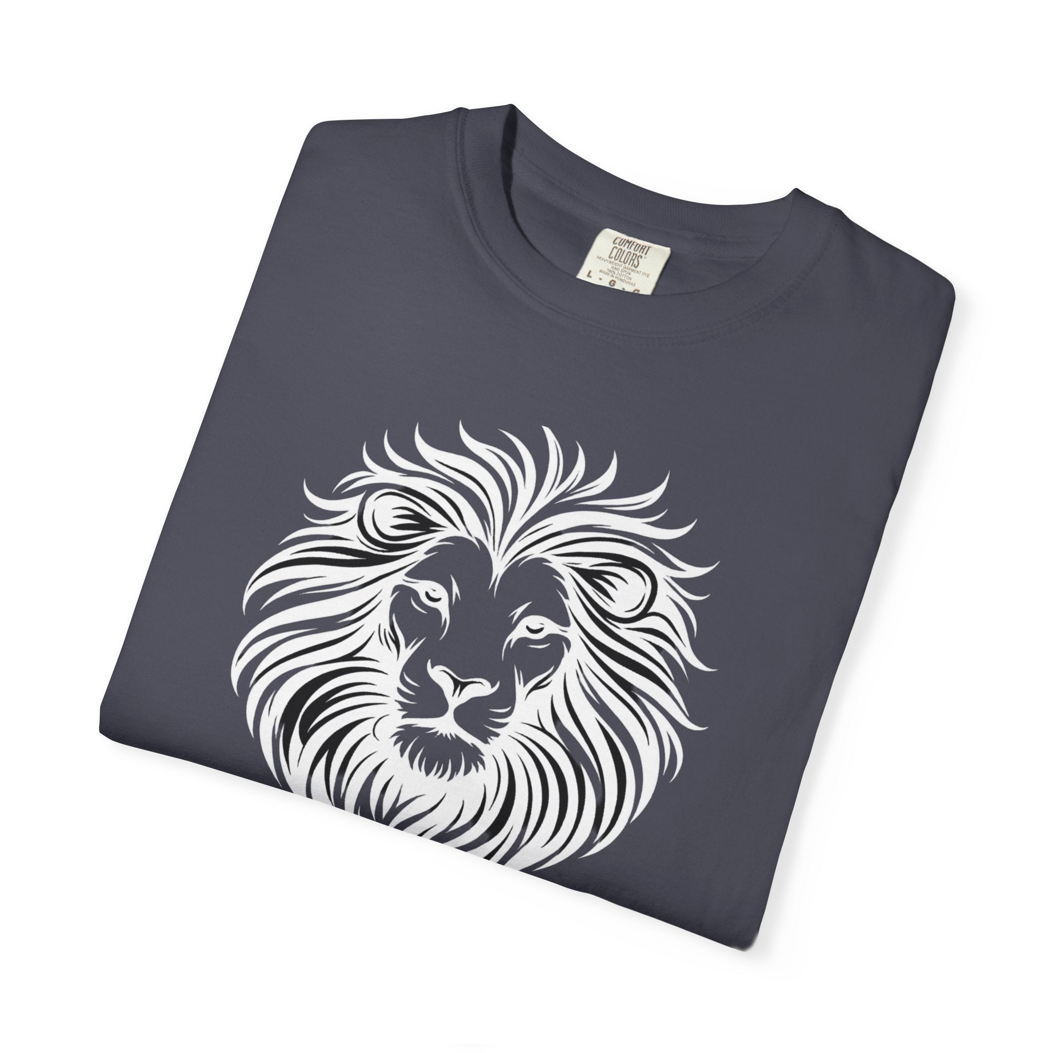 Lion Face Tee— Bold Tribal Mane Design