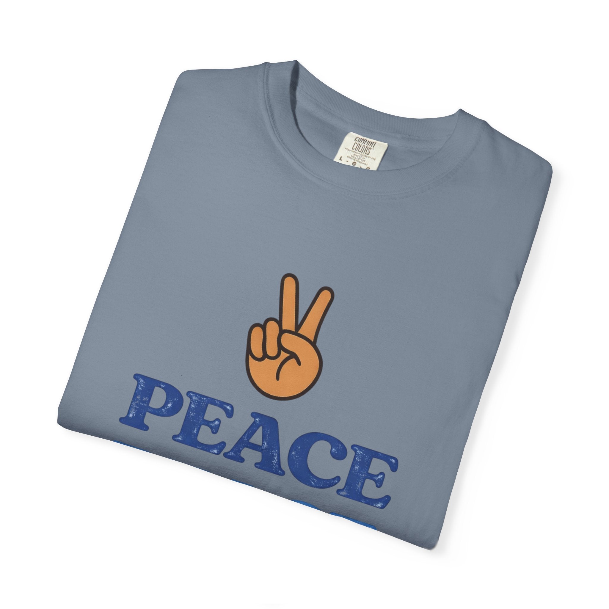 Peace Peace Peace T-Shirt — Retro Peace Sign Graphic Tee