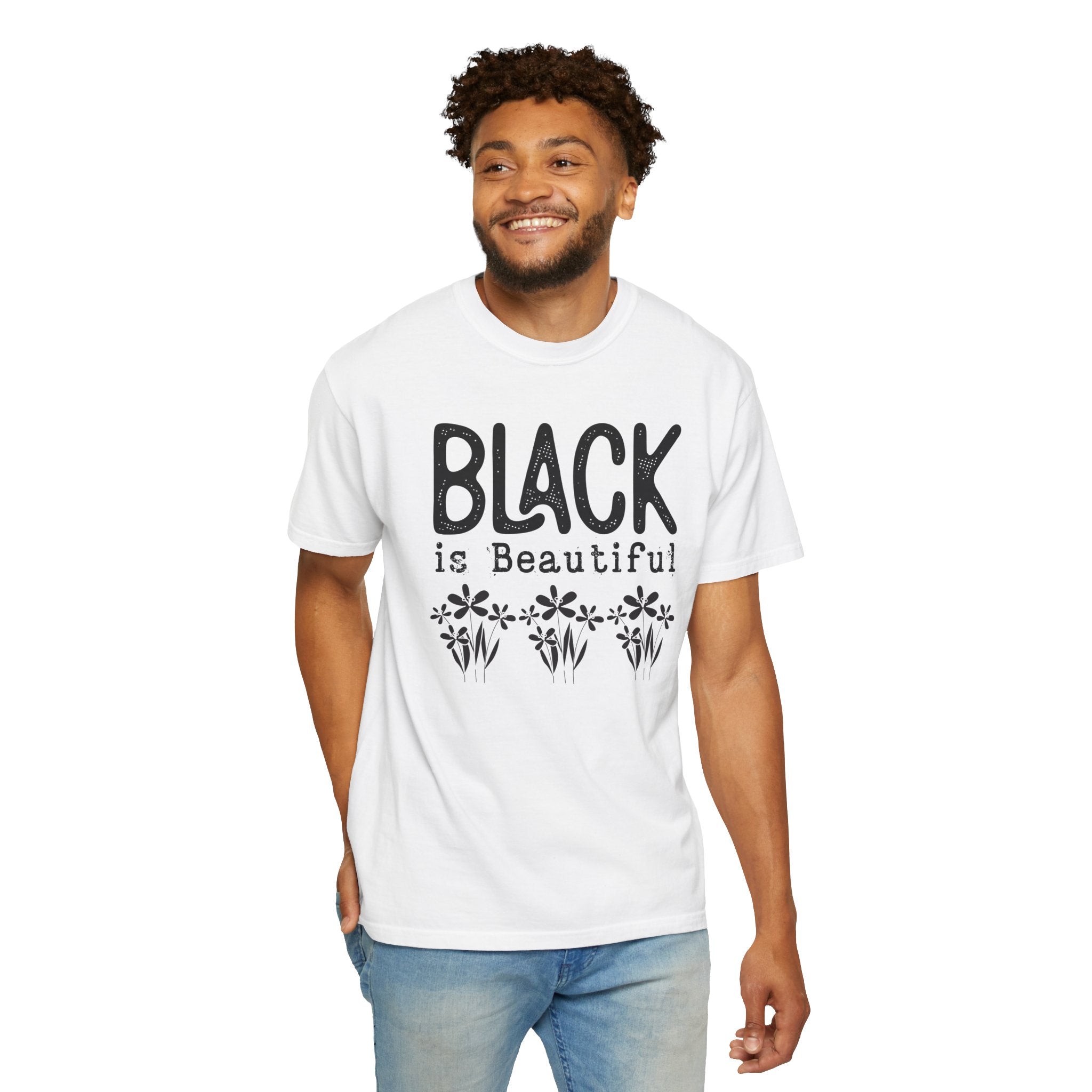 Black Is Beautiful Floral T-Shirt