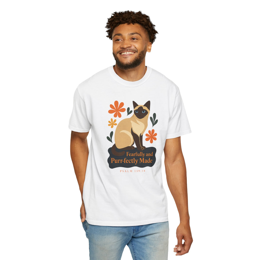 Fearfully and Purr-fectly Made™ Siamese Cat Tee