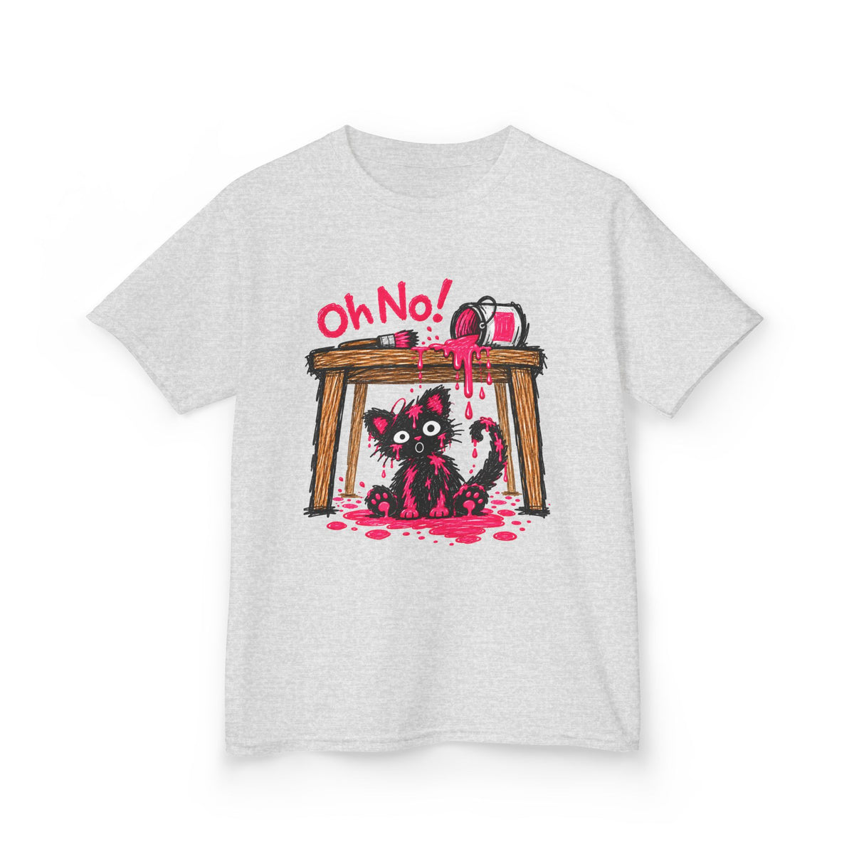 Oh No! Paint Cat™ Kids T-Shirt