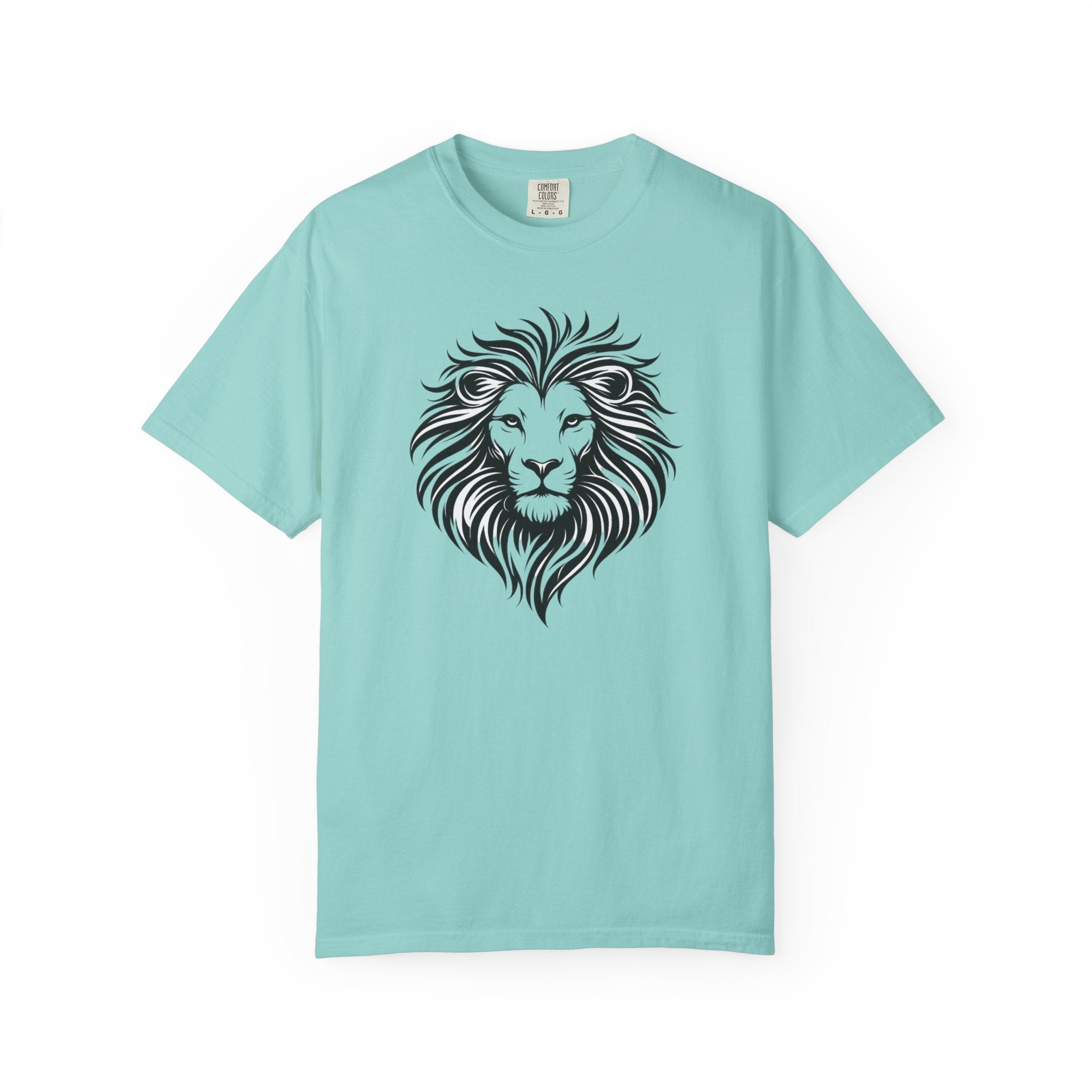 Lion Head Graphic T-Shirt — Bold Tribal Mane Tee for Men & Women