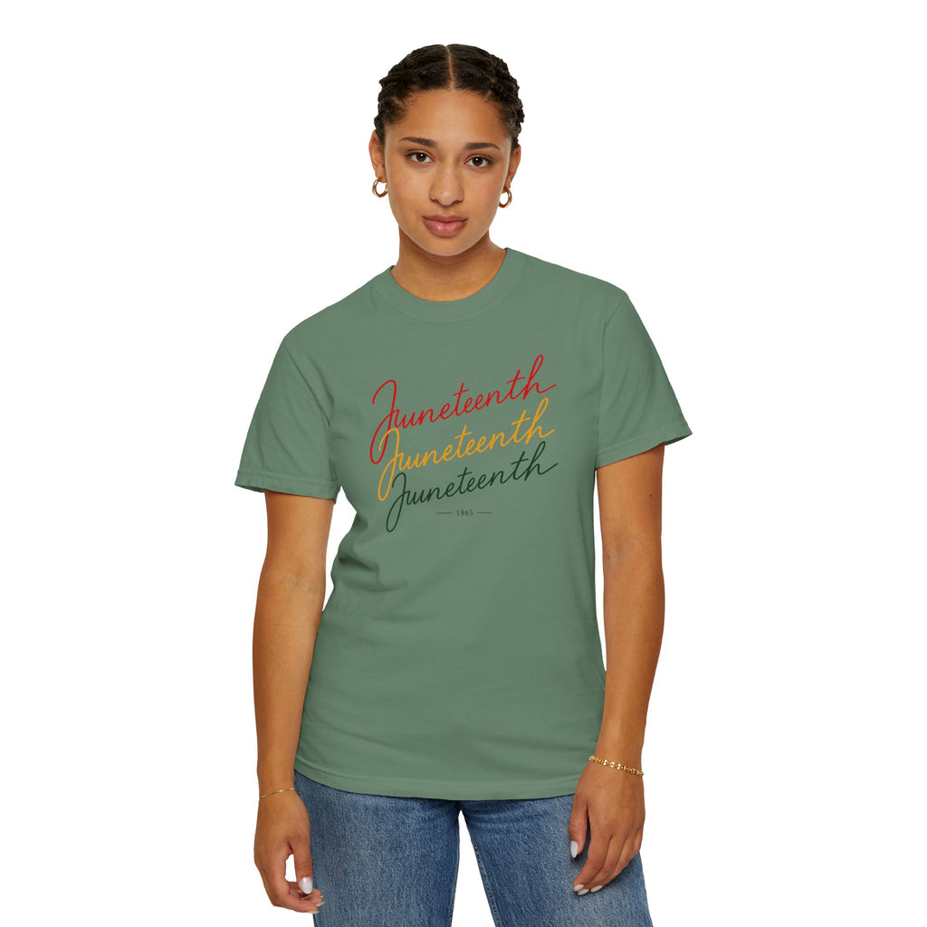 Juneteenth Script T-Shirt — Juneteenth Celebration Tee