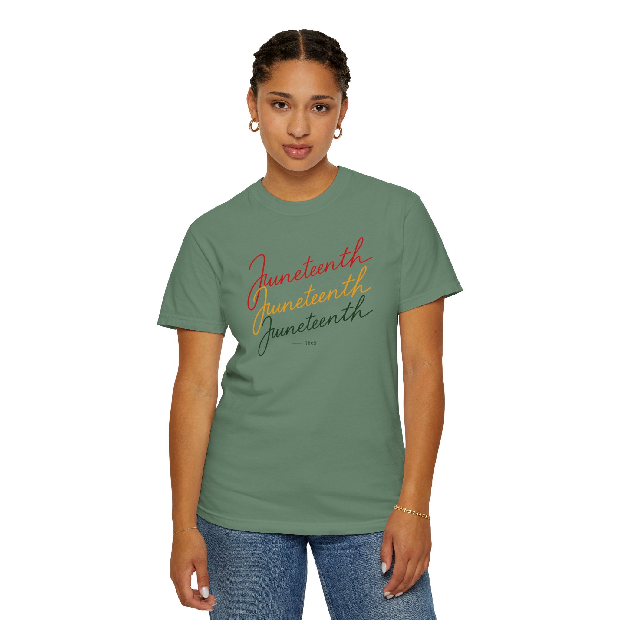 Juneteenth Script T-Shirt — Juneteenth Celebration Tee