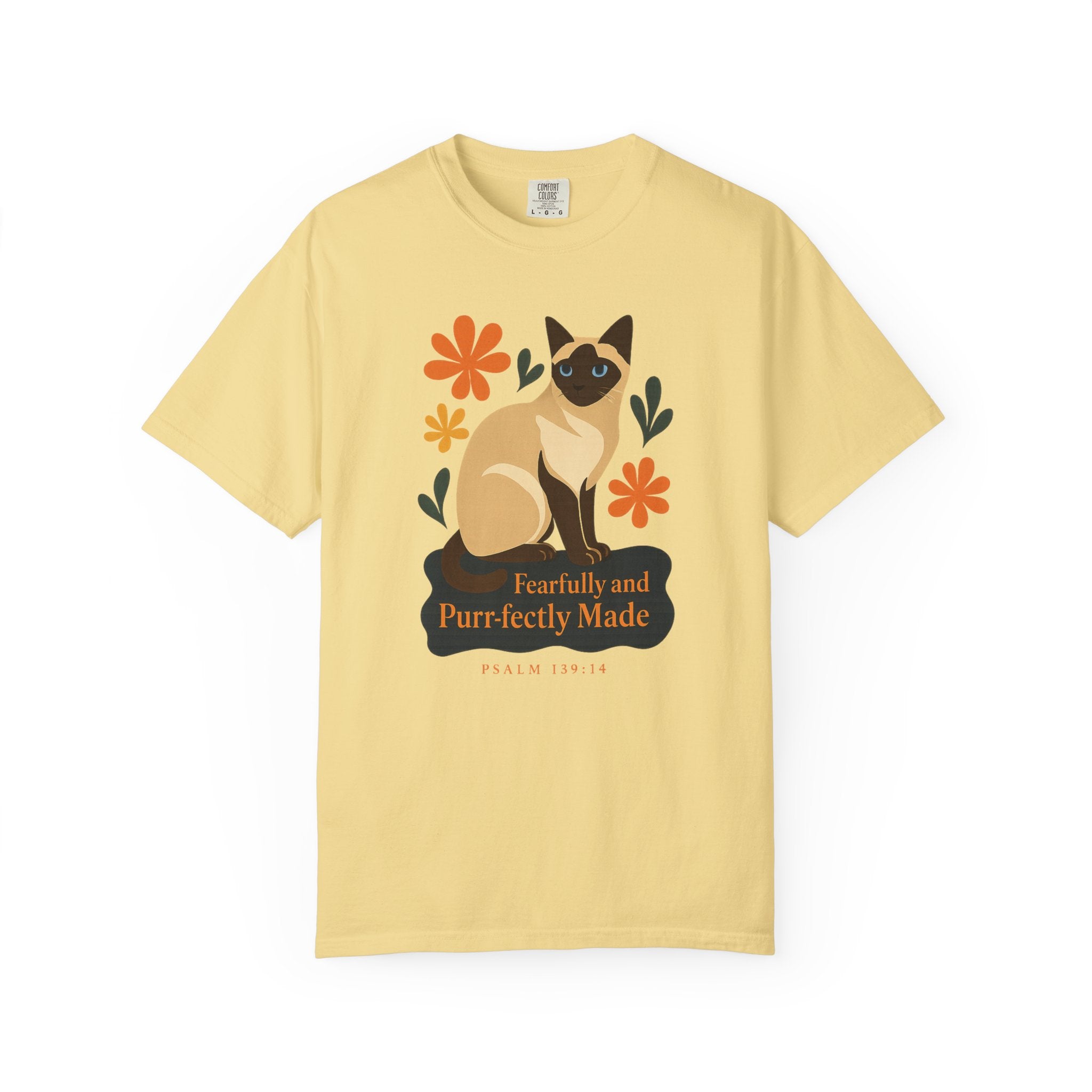 Fearfully and Purr-fectly Made™ Siamese Cat Tee