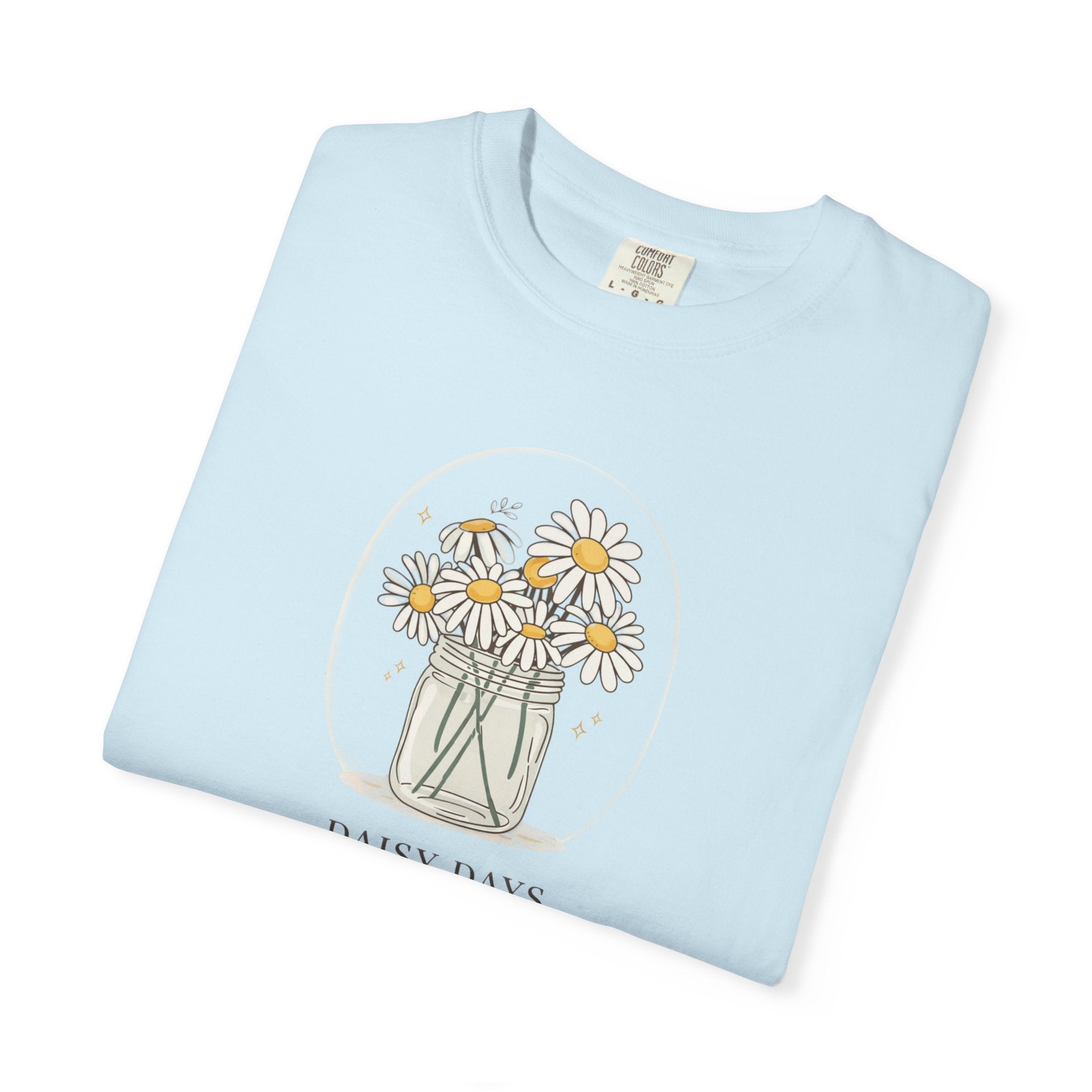 Daisy Days T-Shirt — Mason Jar Daisies Floral Graphic Tee