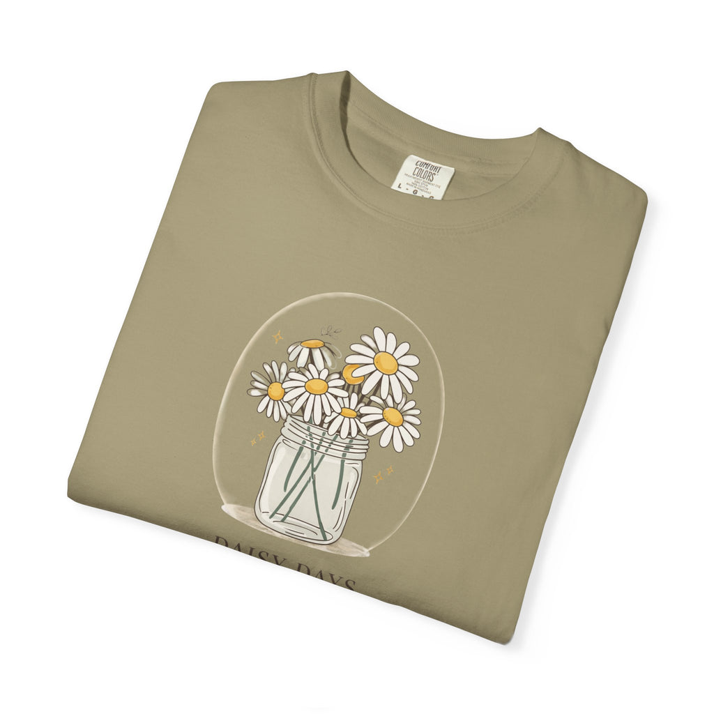 Daisy Days T-Shirt — Mason Jar Daisies Floral Graphic Tee