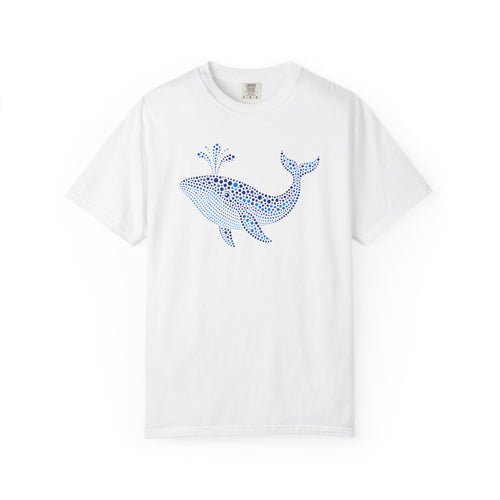 Blue Horizon Whale™ | Coastal Summer Graphic Tee