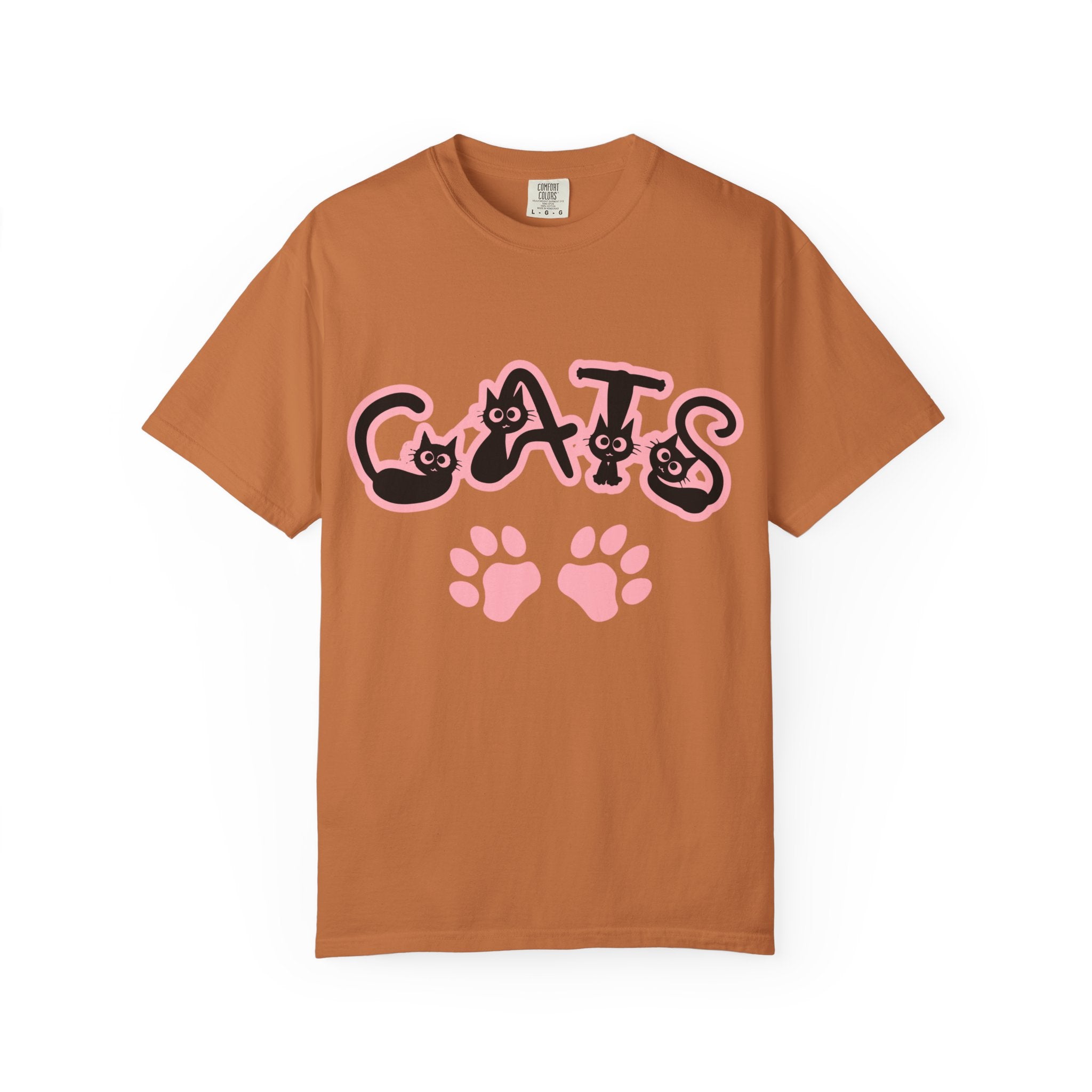 CATS Font Design Tee