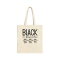 Black is Beautiful Floral Tote
