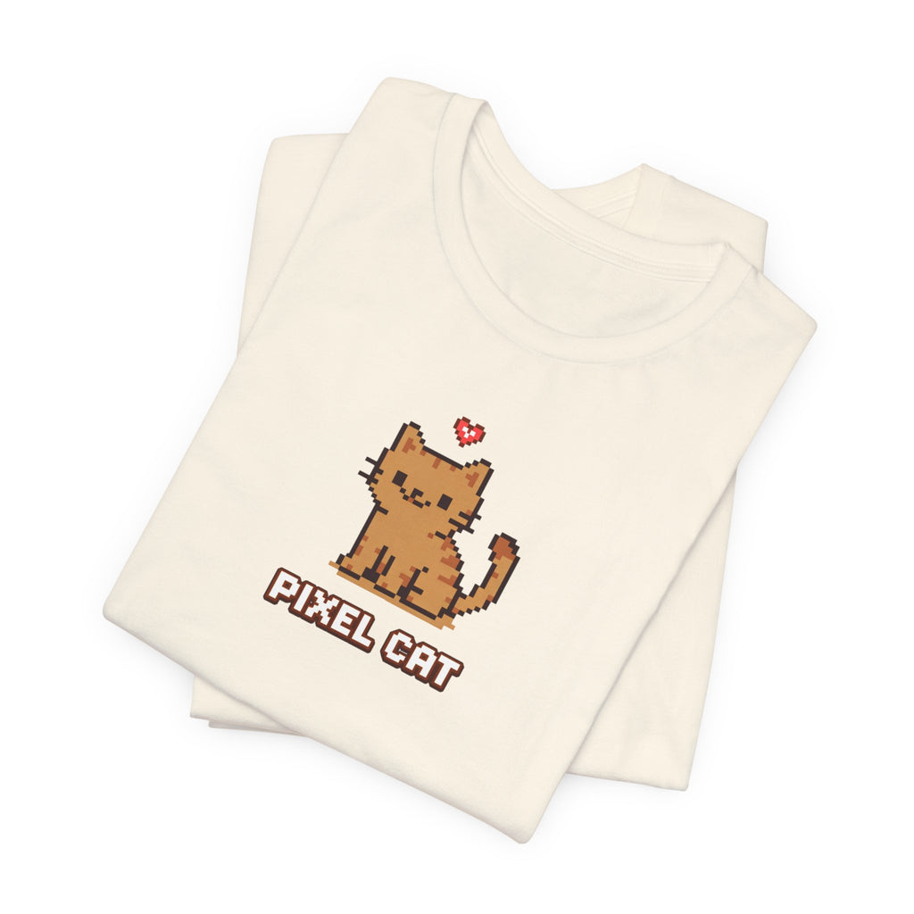 Pixel Cat T‑Shirt — Retro 8‑Bit Kitty Graphic Tee