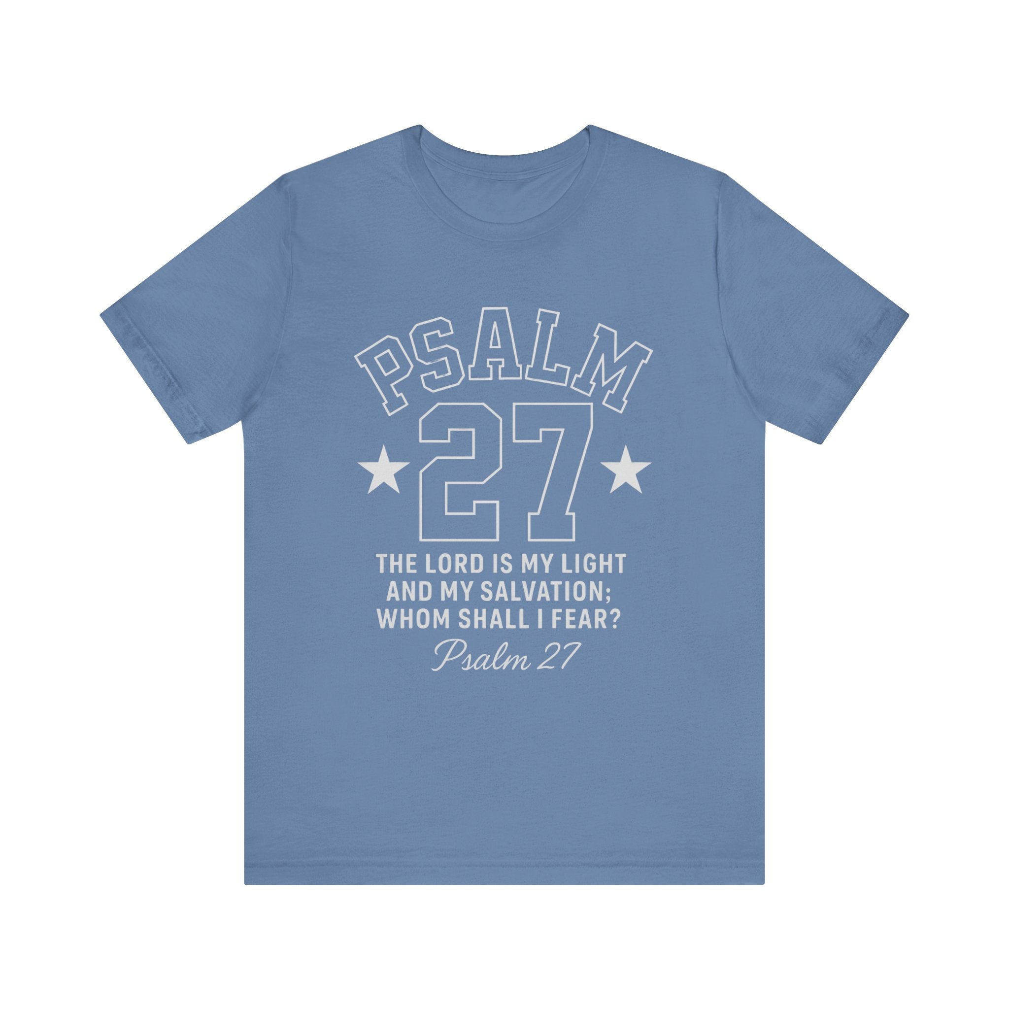 PSALM 27 Black Sporty Tee