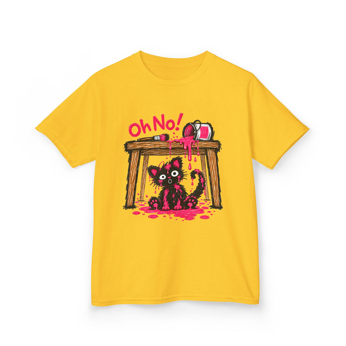 Oh No! Paint Cat™ Kids T-Shirt