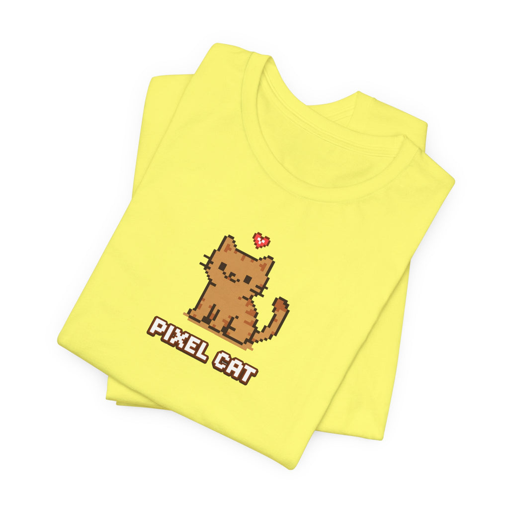 Pixel Cat T‑Shirt — Retro 8‑Bit Kitty Graphic Tee
