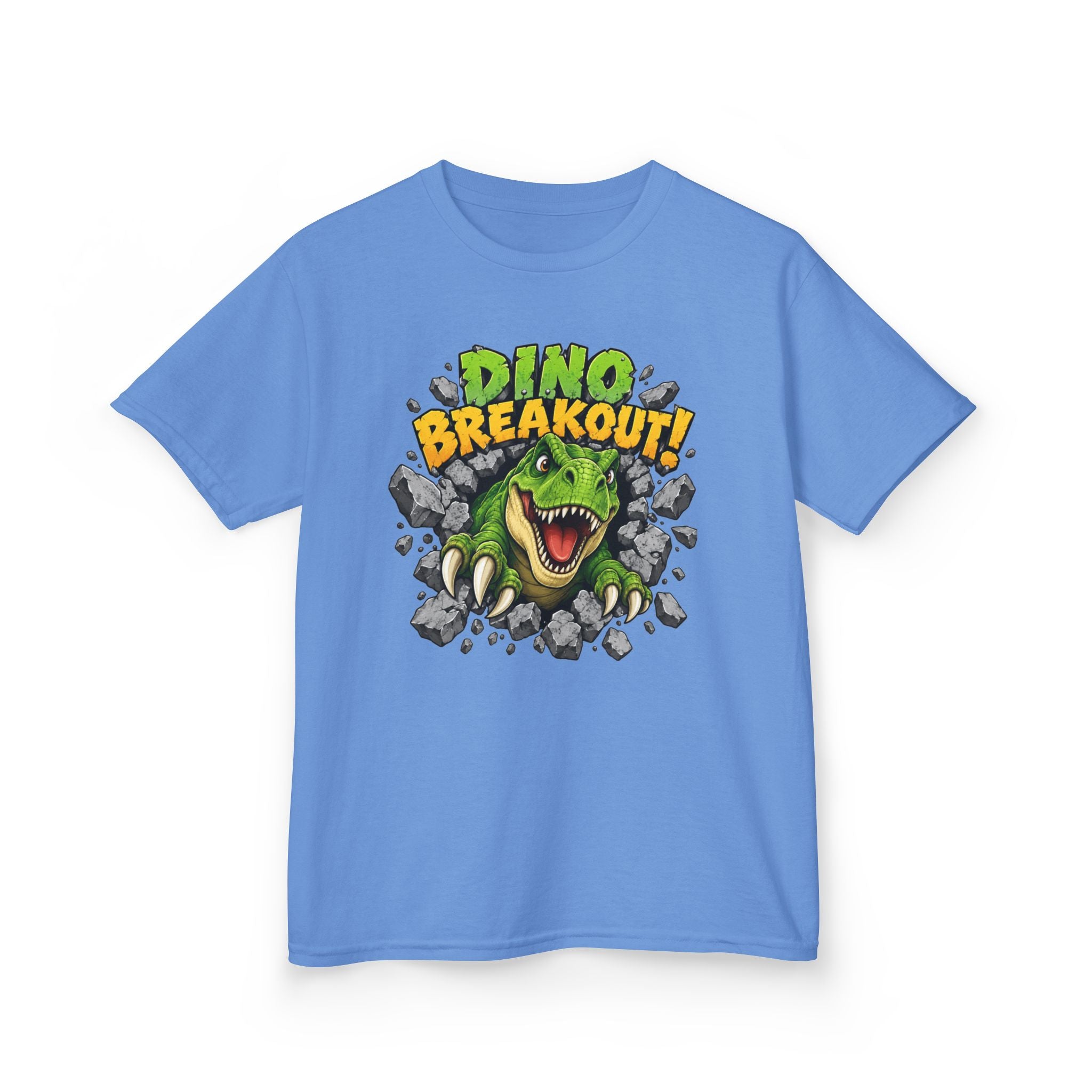 Dino Breakout Kids T-Shirt | T-Rex Dinosaur Graphic Tee