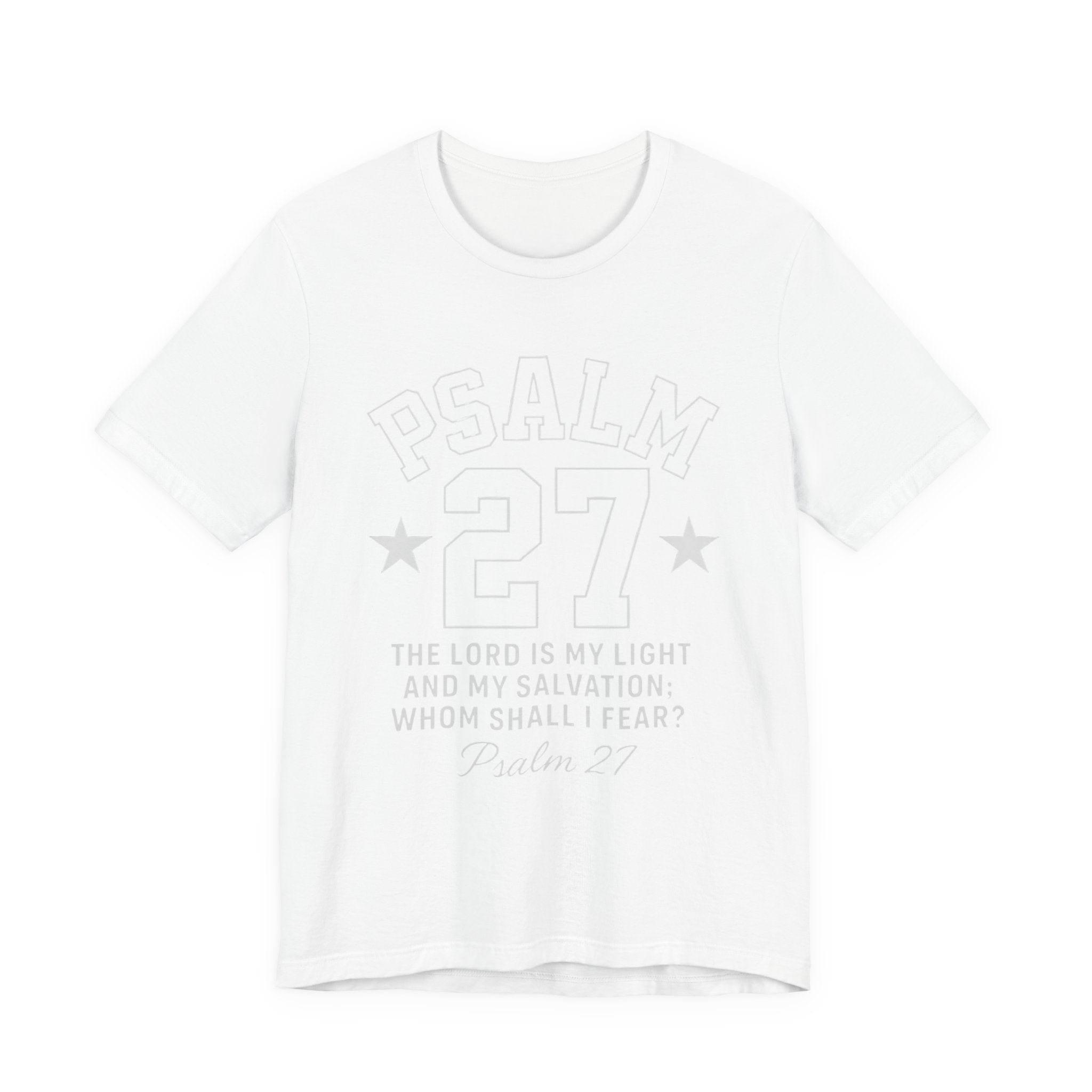 PSALM 27 Black Sporty Tee