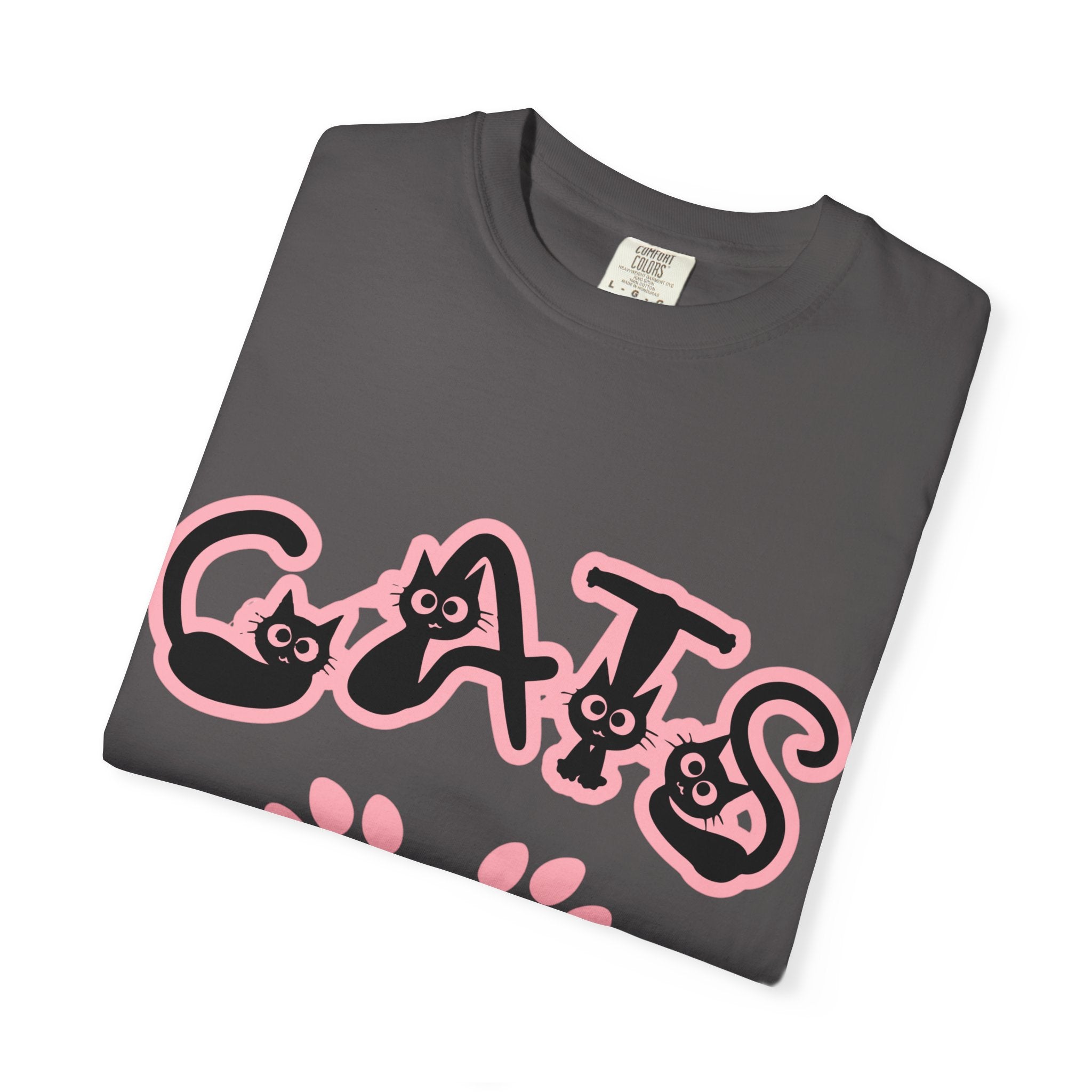 CATS Font Design Tee