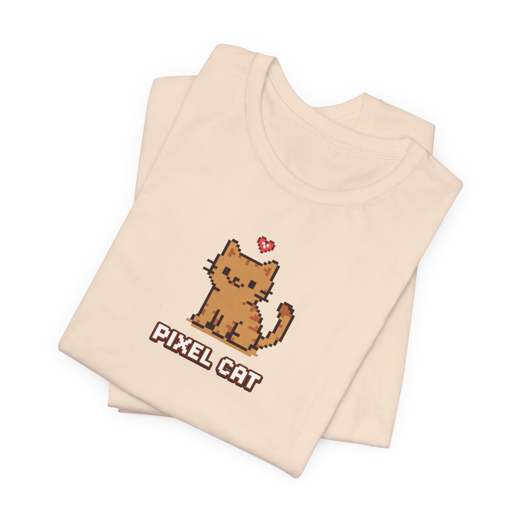 Pixel Cat T‑Shirt — Retro 8‑Bit Kitty Graphic Tee