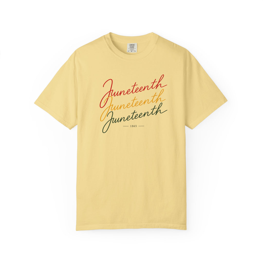 Juneteenth Script T-Shirt — Juneteenth Celebration Tee