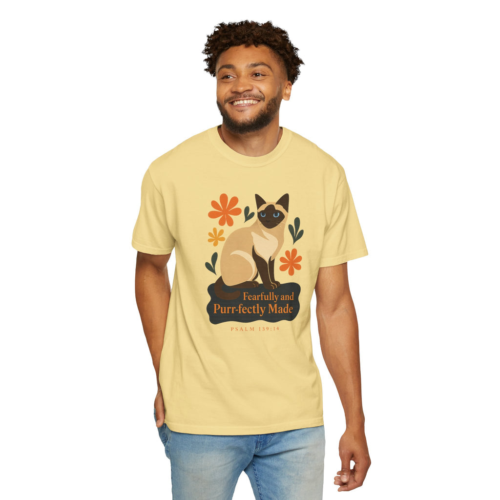 Fearfully and Purr-fectly Made™ Siamese Cat Tee