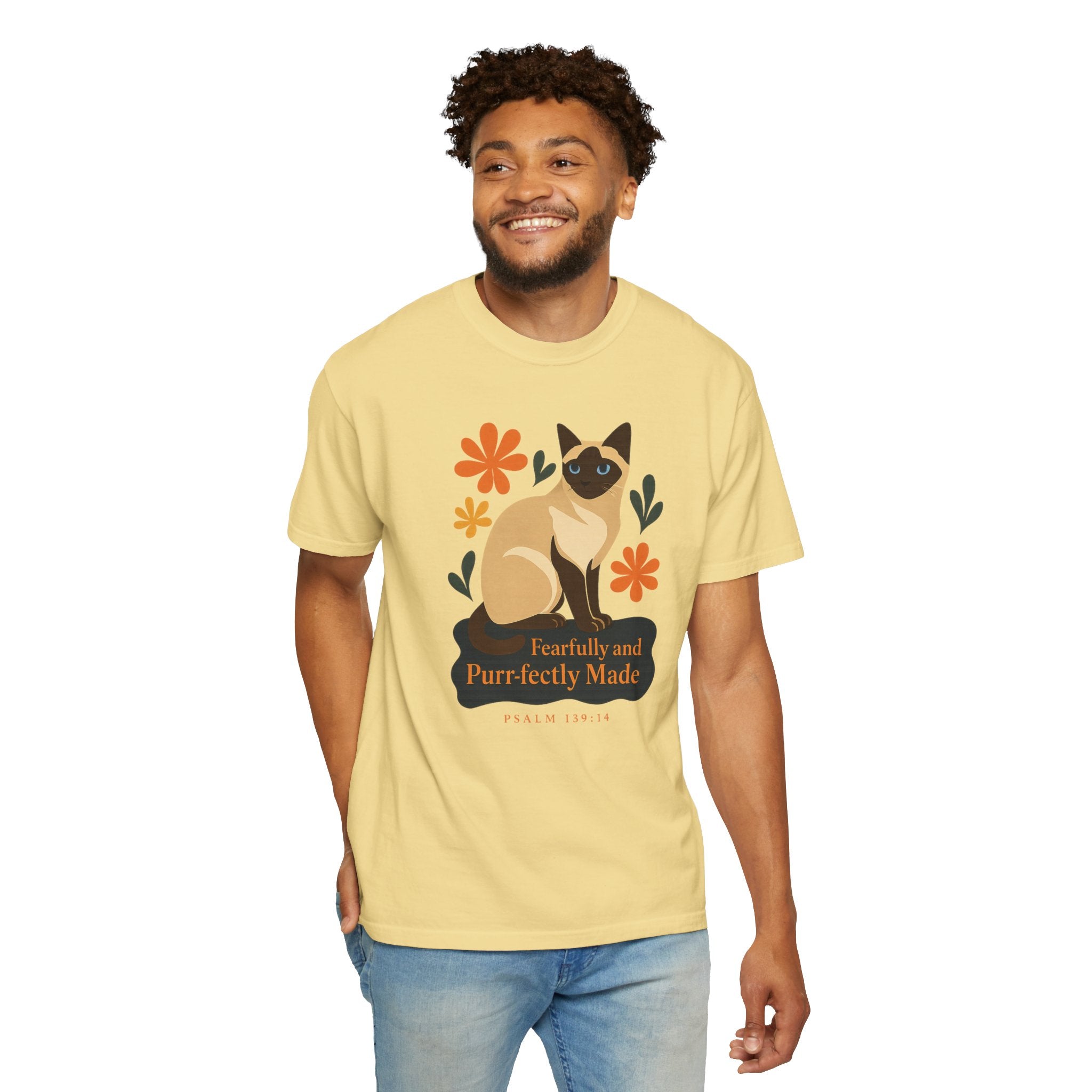 Fearfully and Purr-fectly Made™ Siamese Cat Tee