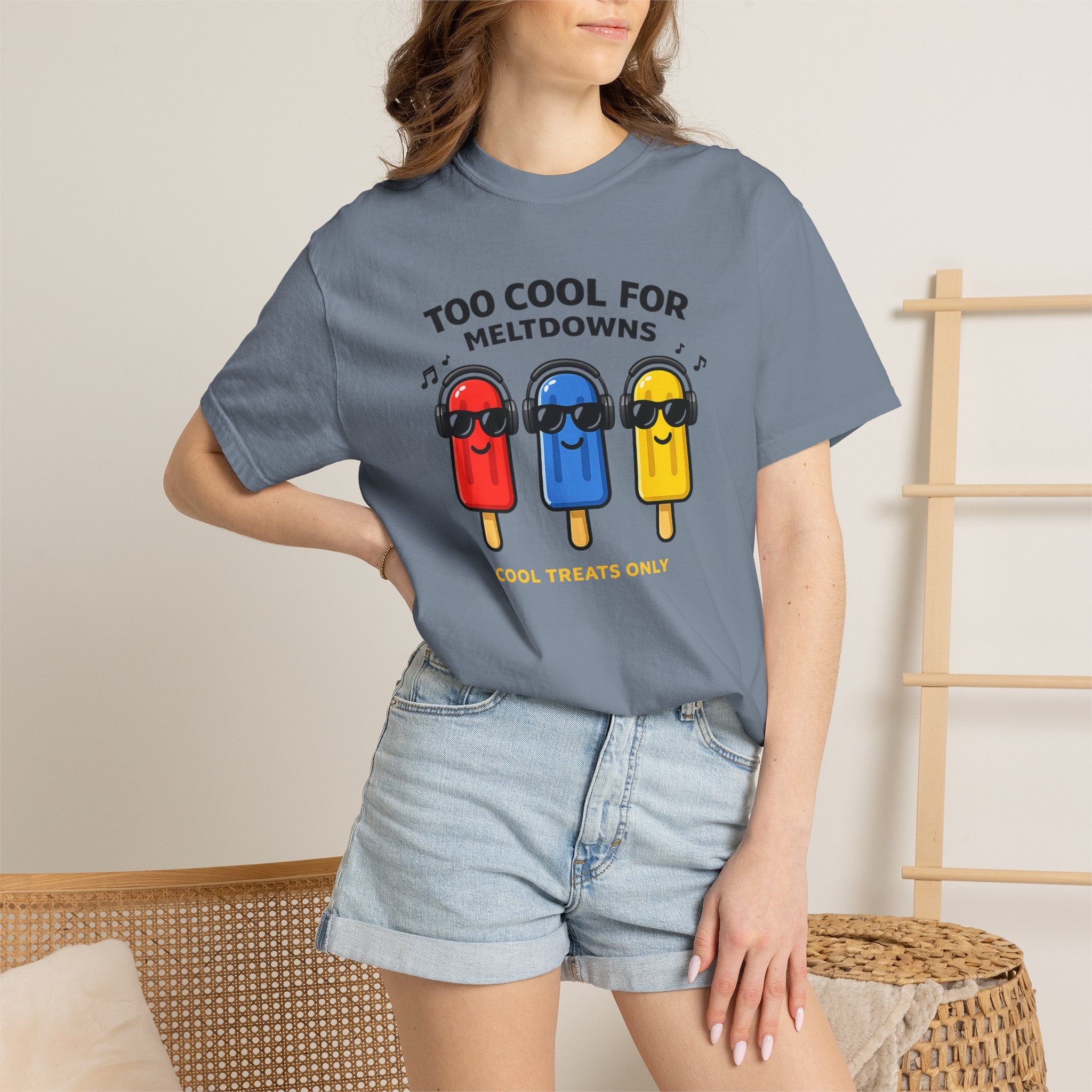 3 Popsicles:Too Cool For Meltdowns GraphicT-Shirt