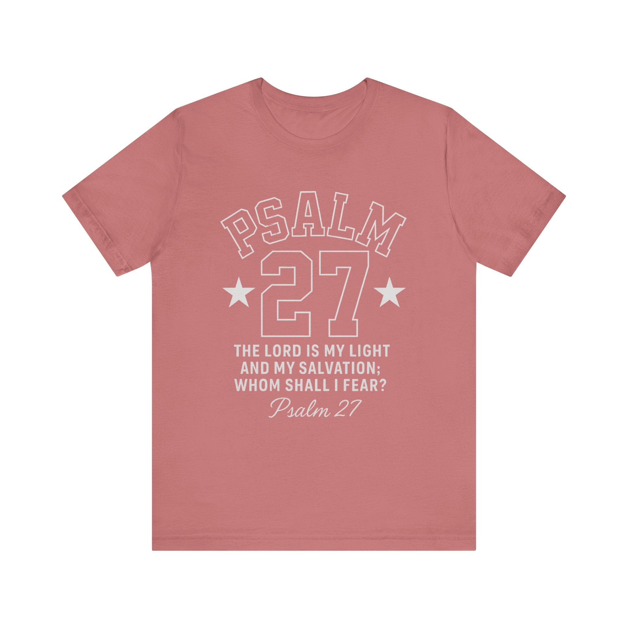 PSALM 27 Black Sporty Tee