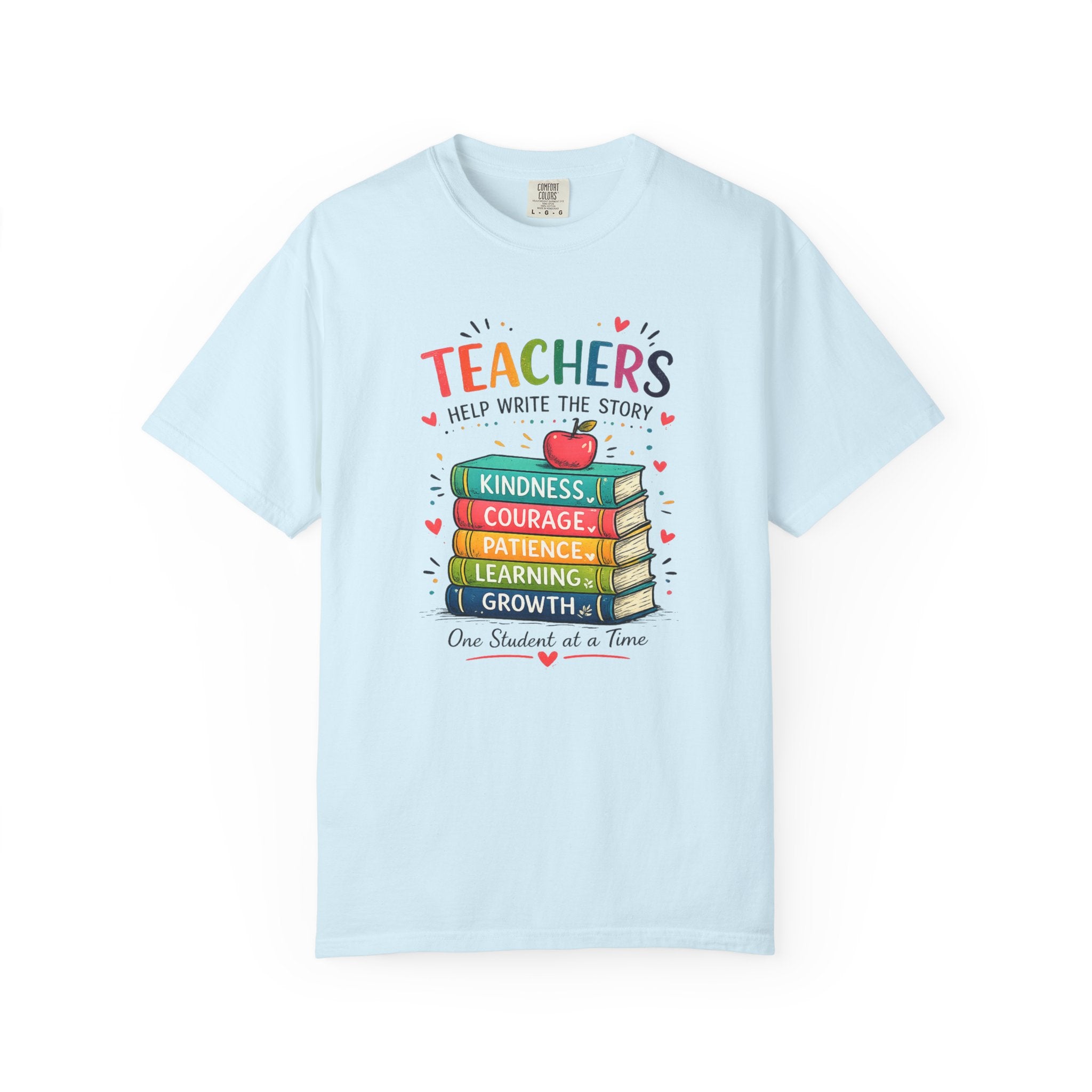 Teachers Help Write the Story Personalized Teacher T-Shirt™ | Custom Name Back | Premium Teacher Gift