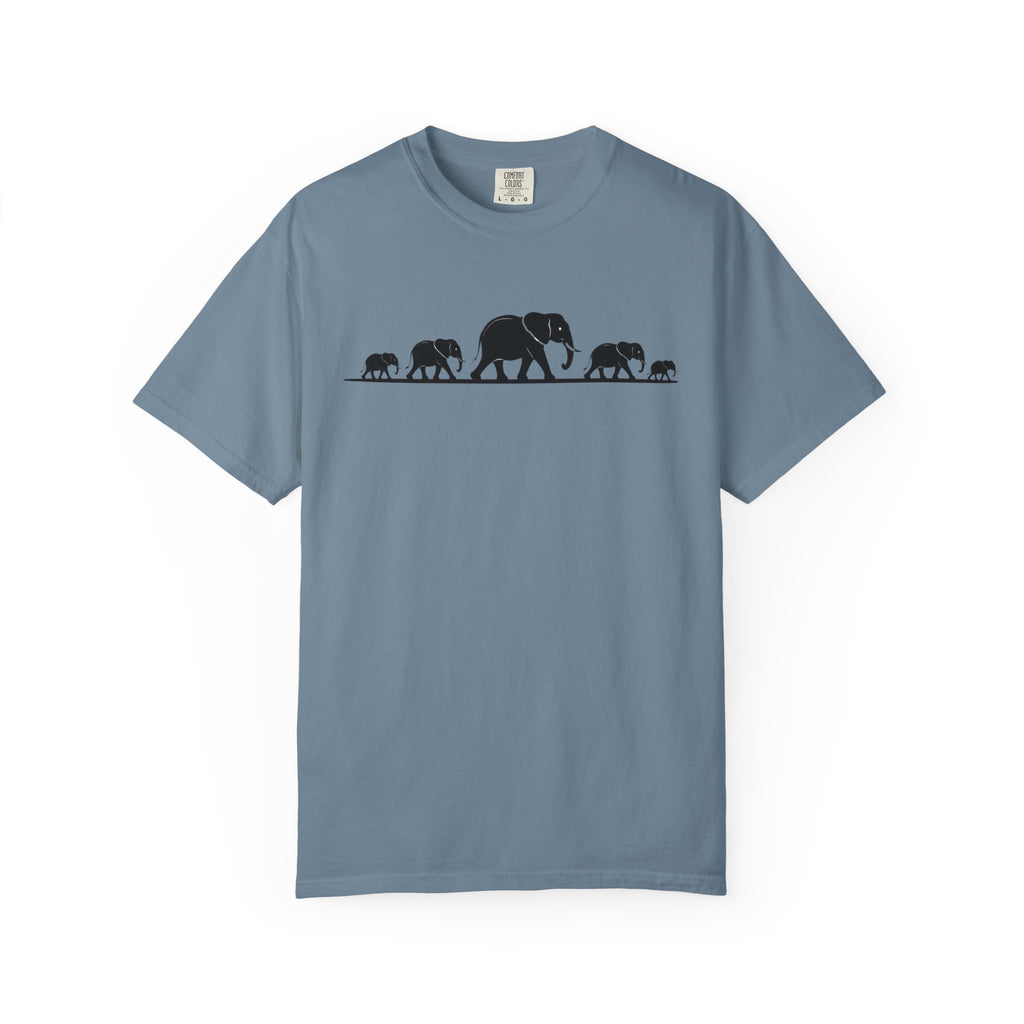 Walking Elephants silhouettes