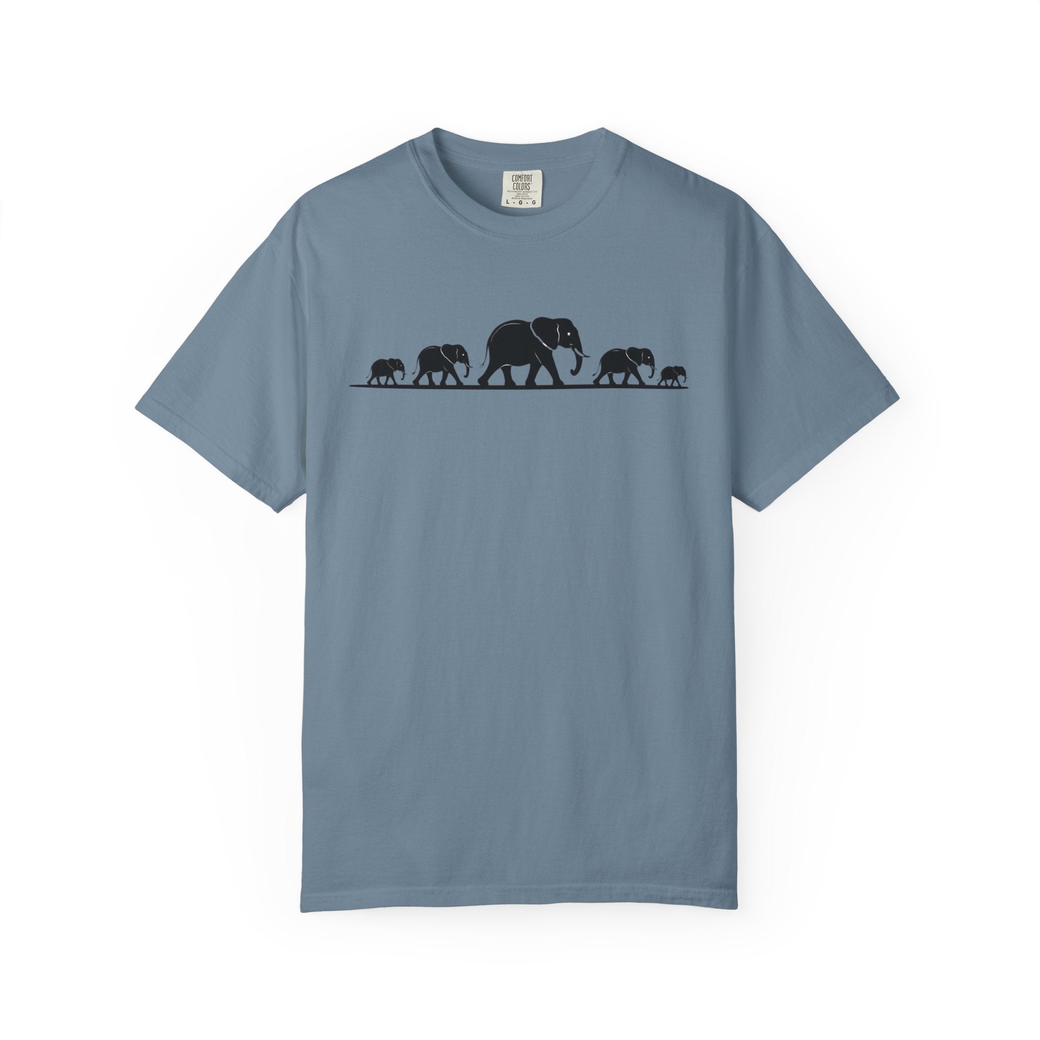Walking Elephants silhouettes